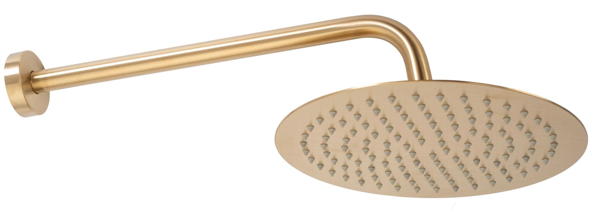 Set de duș încastrat Rea Lungo auriu mat cu 3 funcții de curgere