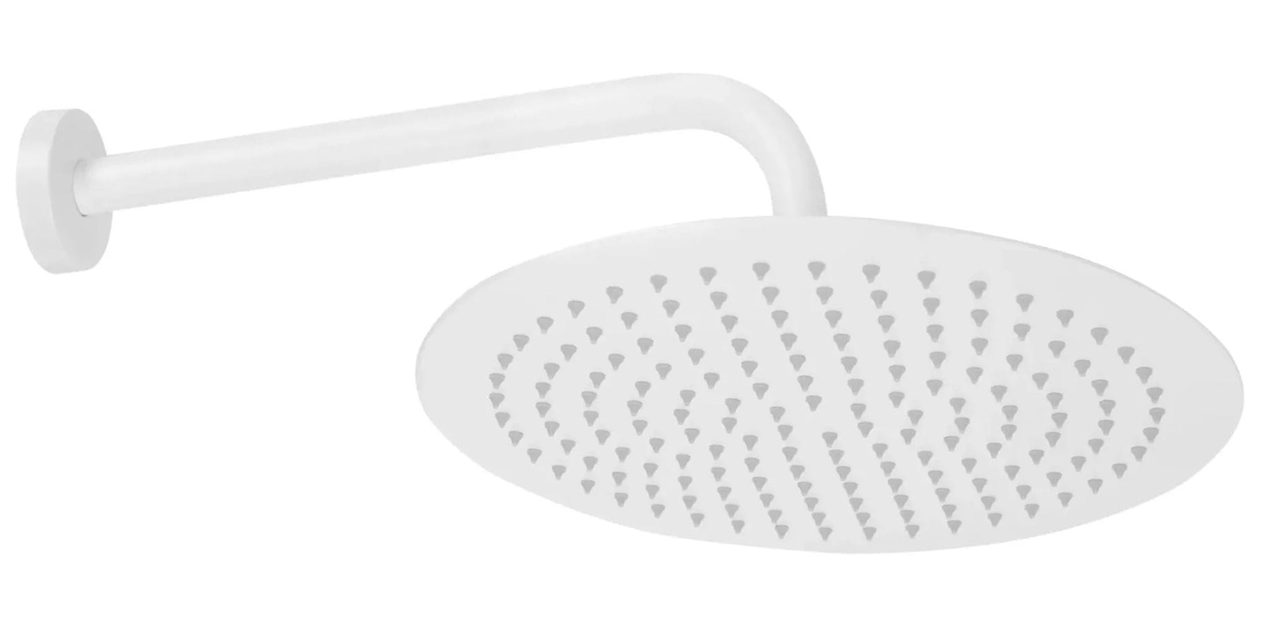 Set de duș încastrat Rea Lungo Miler + box, alb mat