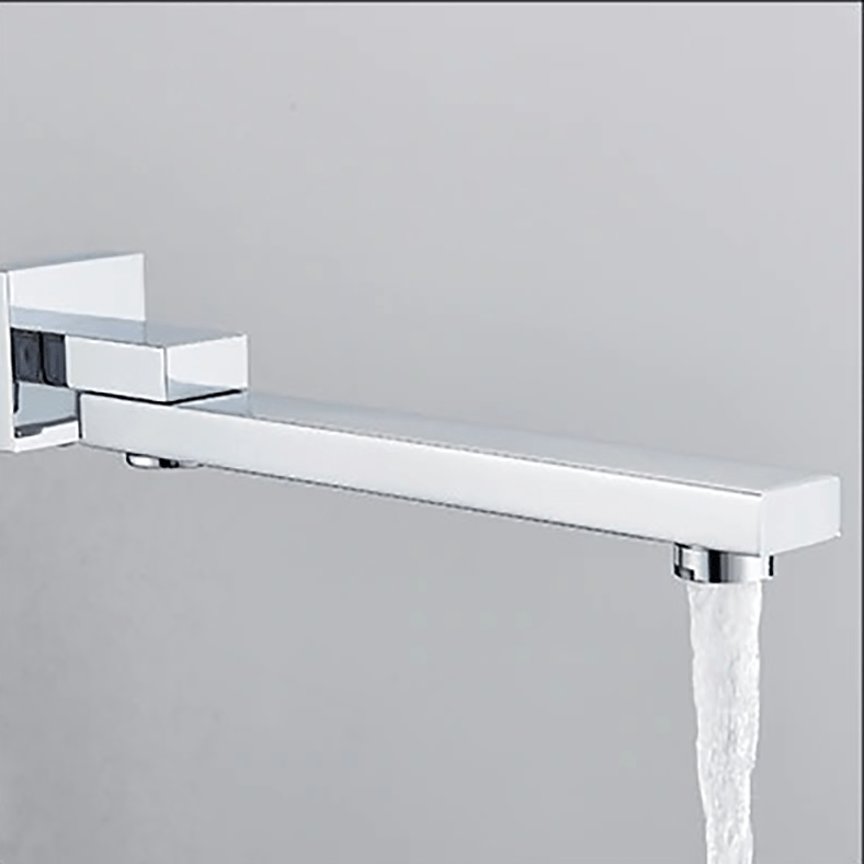 Set de dus cu para patrata 30 cm latura, 3 functii de curgere a apei, argintiu cromat, cod 157