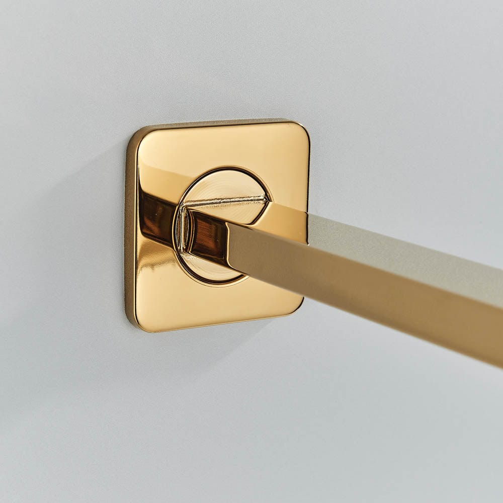 Set de dus cu para patrata de 30 cm, afisaj digital cu LED, auriu, cod 1455