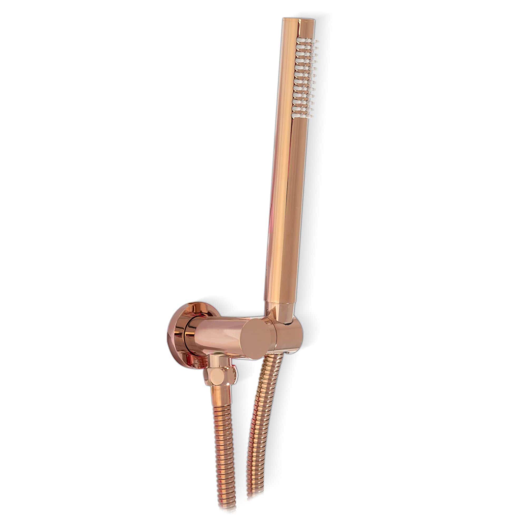 Set de dus incastrabil Rea Lungo + box, auriu roze