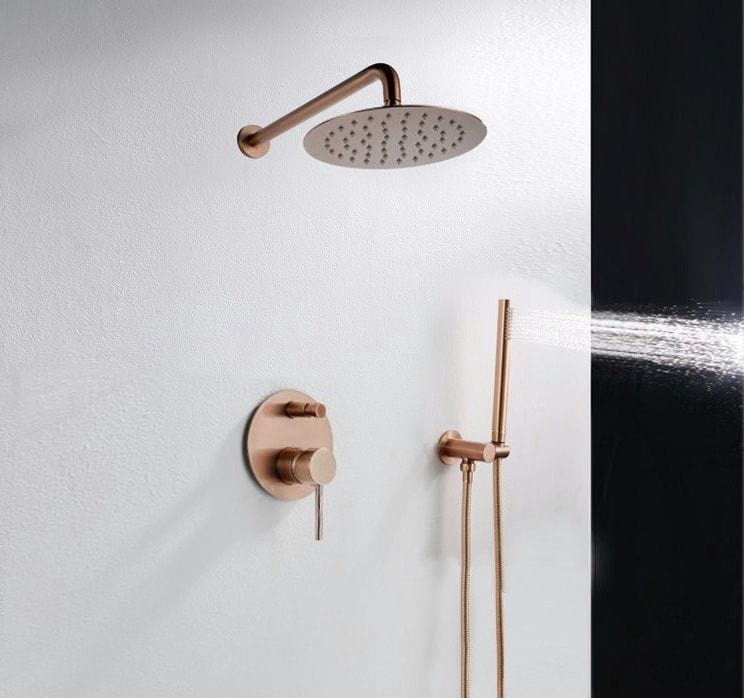 Set de dus incastrabil Rea Lungo + box, auriu roze