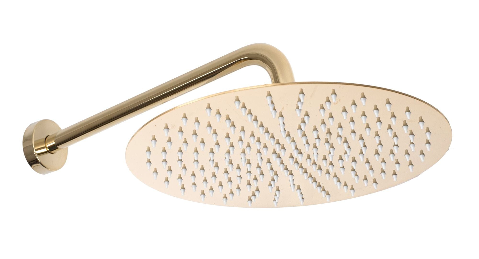 Set de dus incastrat cu termostat Rea Lungo + box, auriu lucios