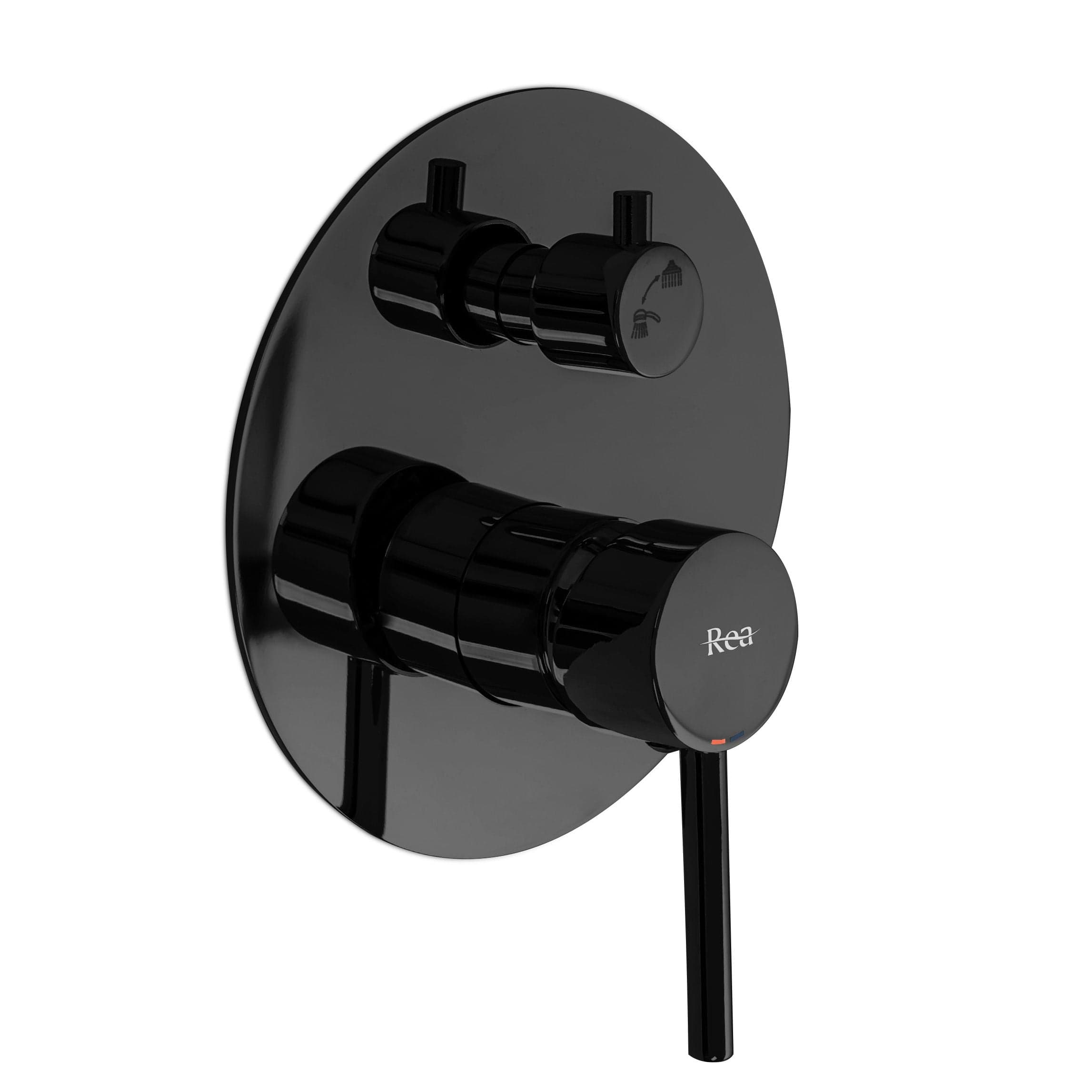 Set de dus incastrat Rea Lungo + Box, negru lucios