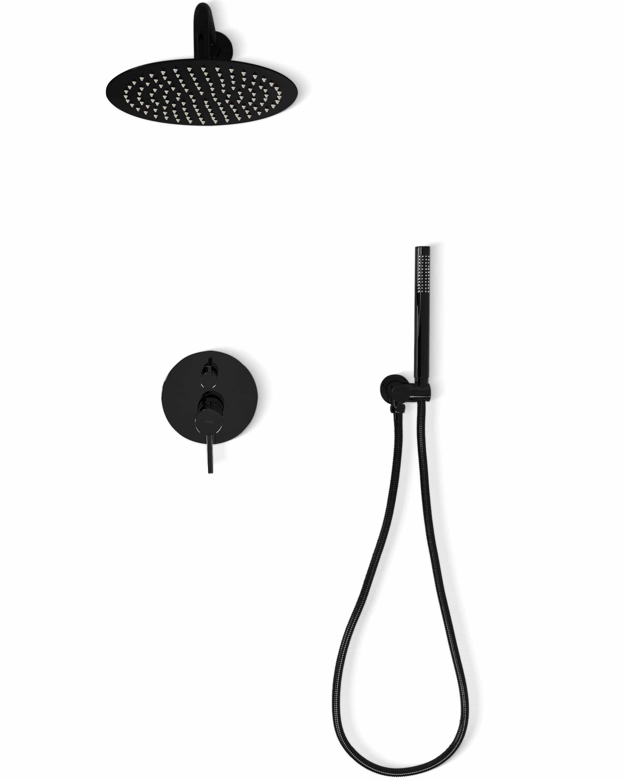 Set de dus incastrat Rea Lungo + Box, negru lucios