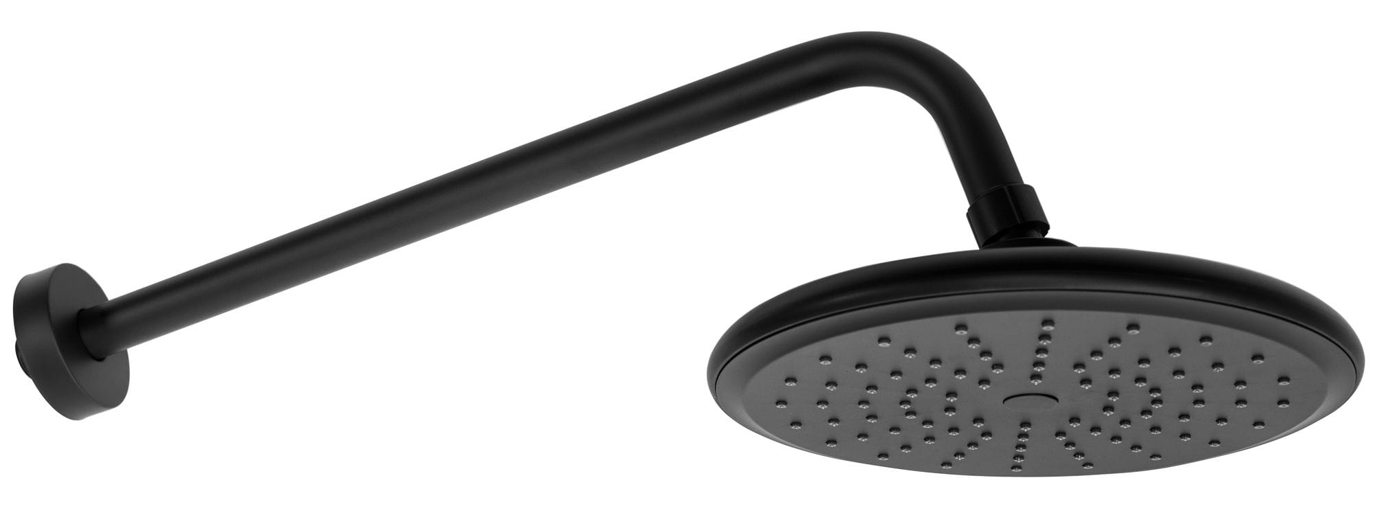 Set de dus încastrat Rea Mild negru mat cu 2 funcții de curgere