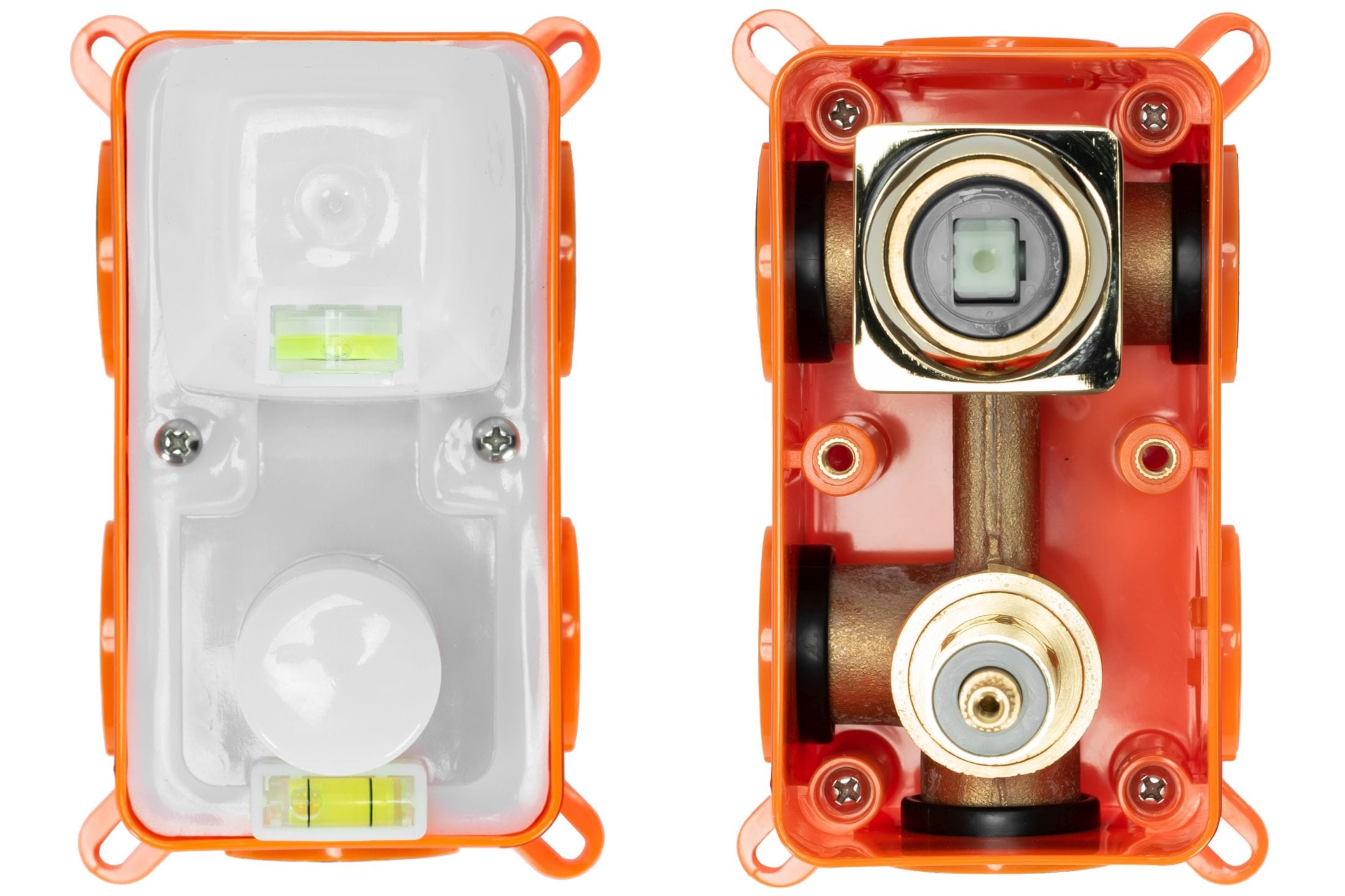 Set de dus încastrat Rea Orix crom cu 2 funcții de curgere