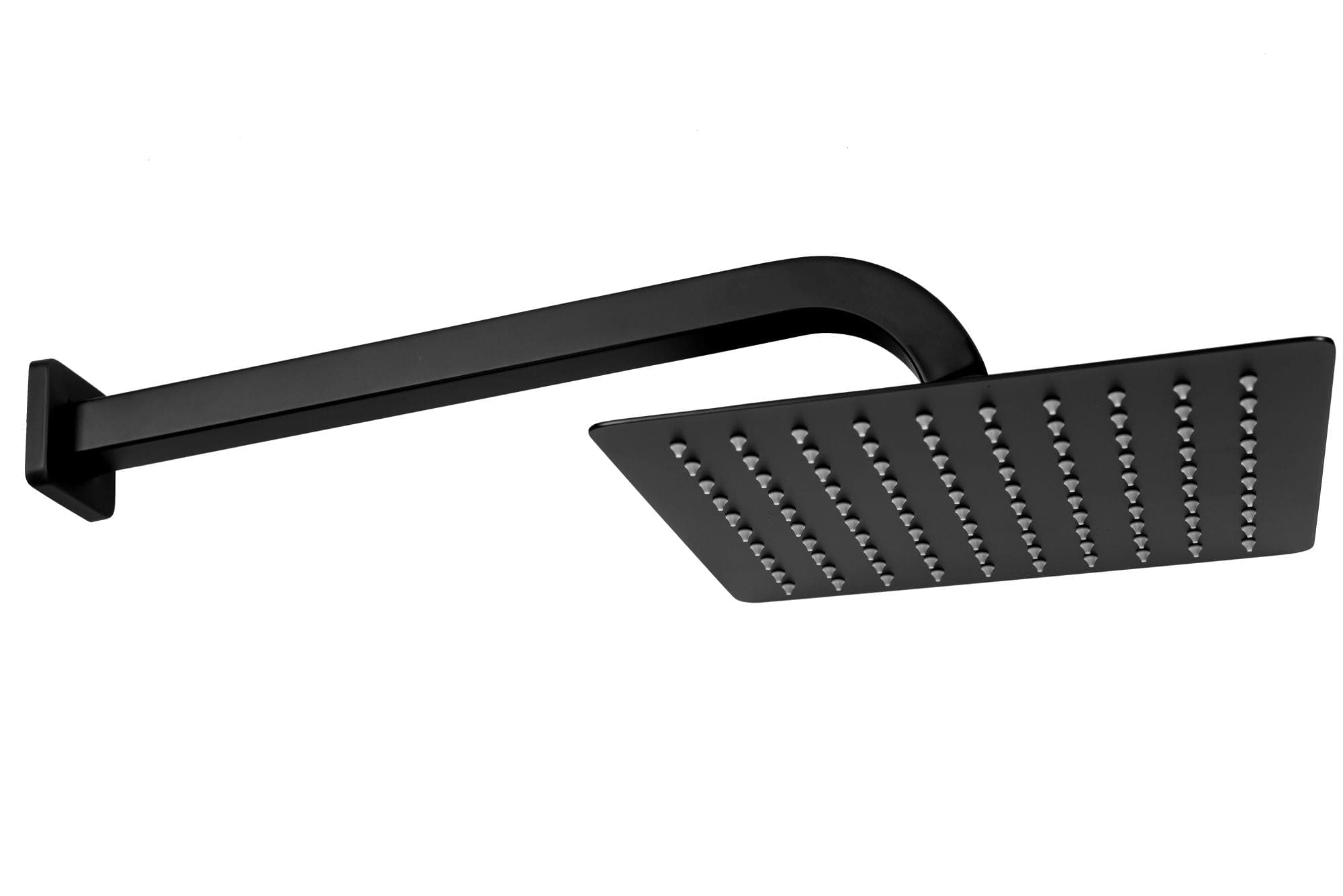 Set de dus încastrat Rea Orix negru mat cu 2 funcții de curgere