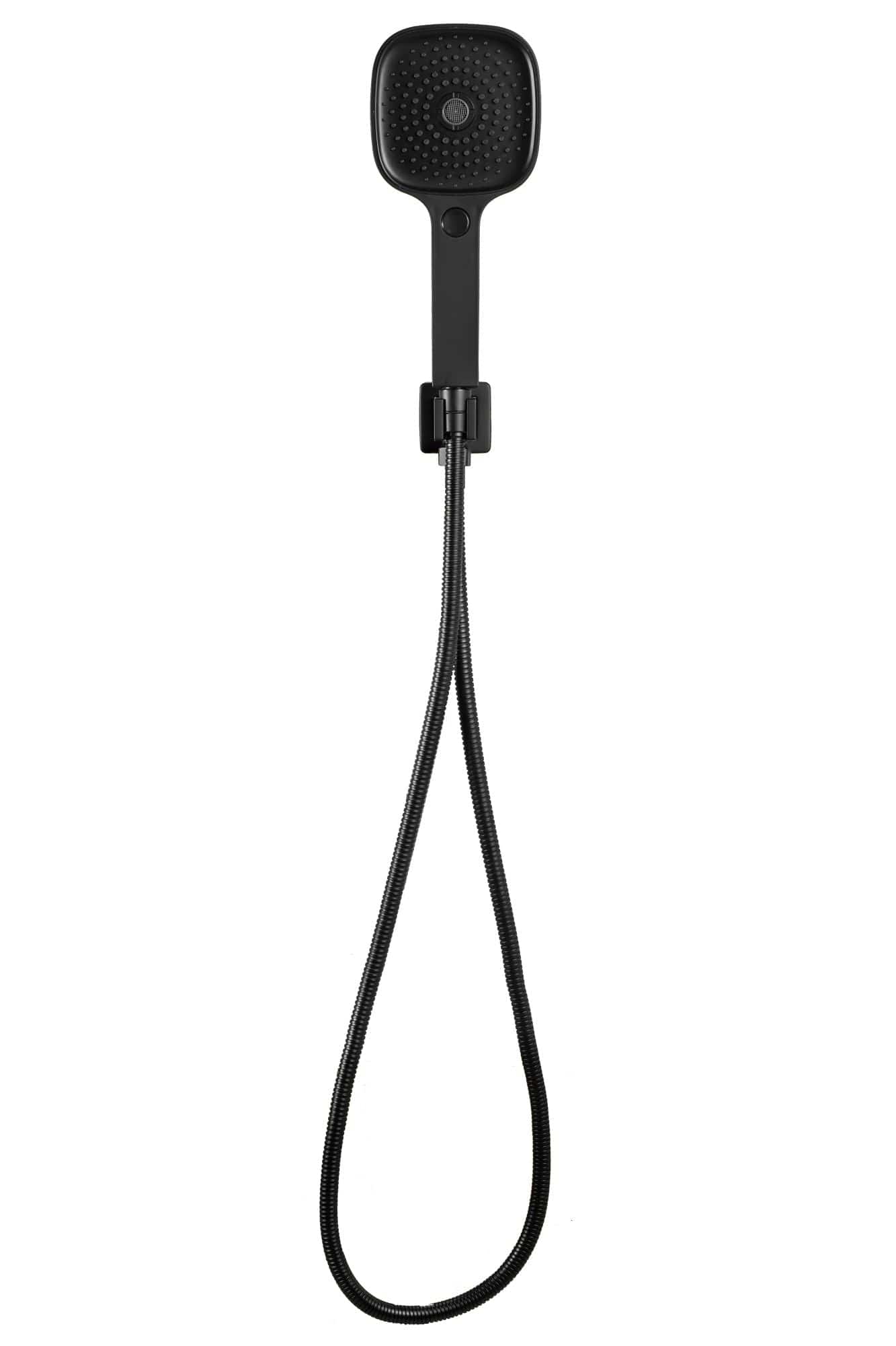 Set de dus încastrat Rea Orix negru mat cu 2 funcții de curgere