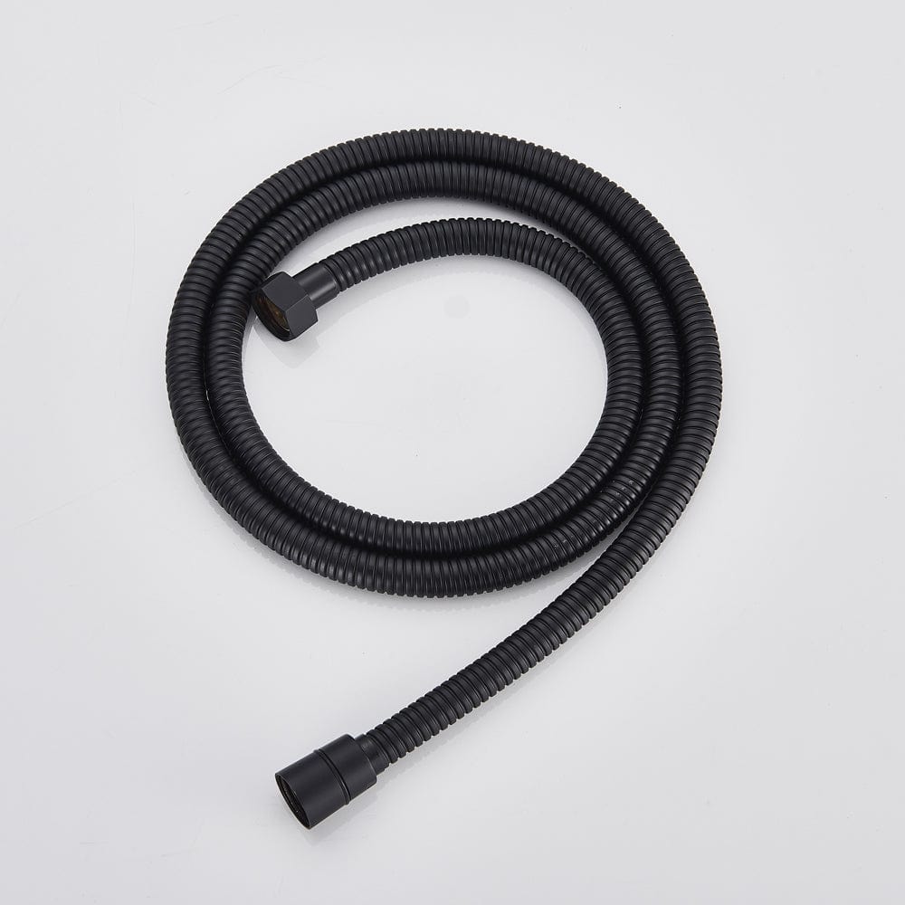 Set de dus negru cu para patrata 30 cm latura, cu 2 functii de curgere a apei, + SIFON, cod 1171