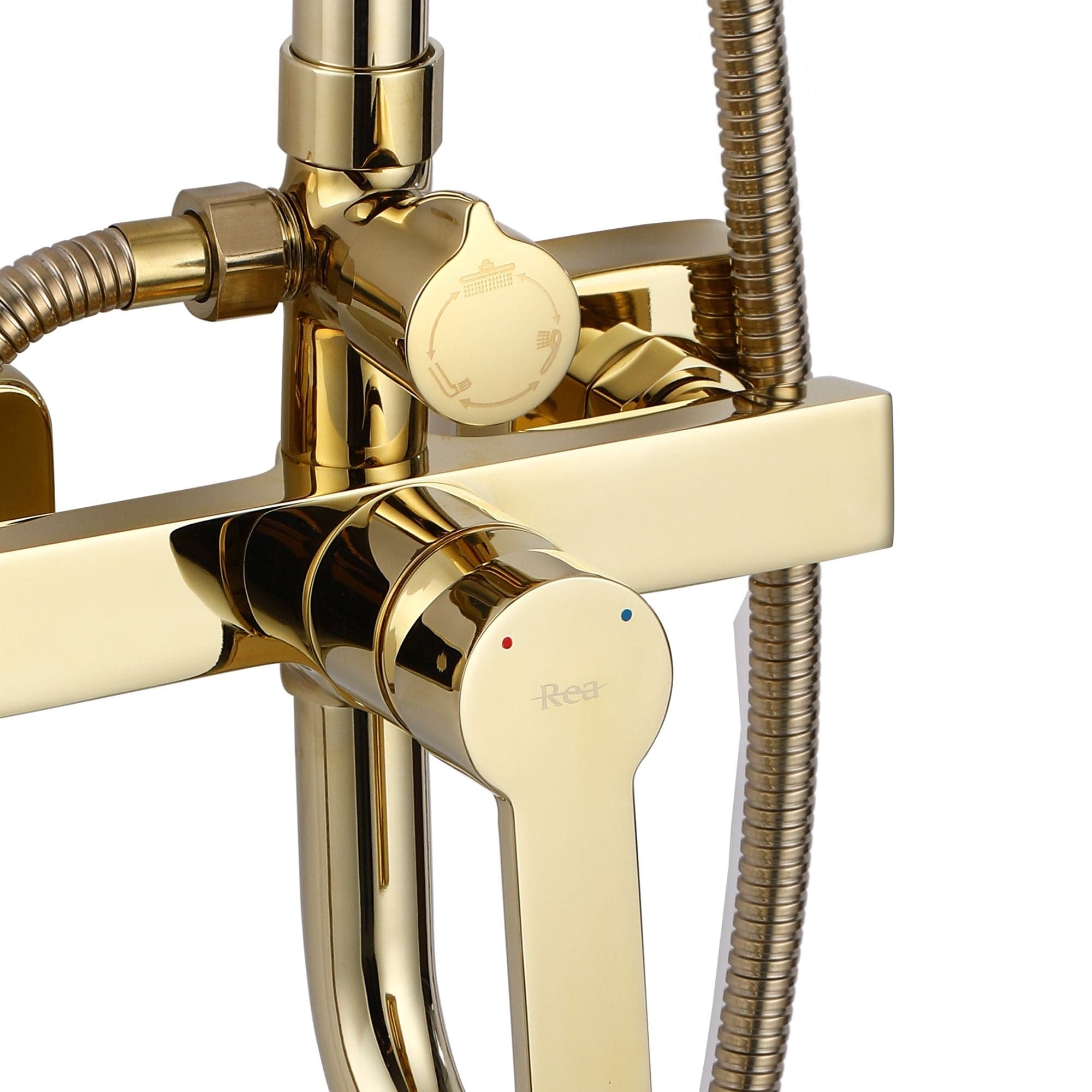 Set de dus Rea Argus, auriu lucios