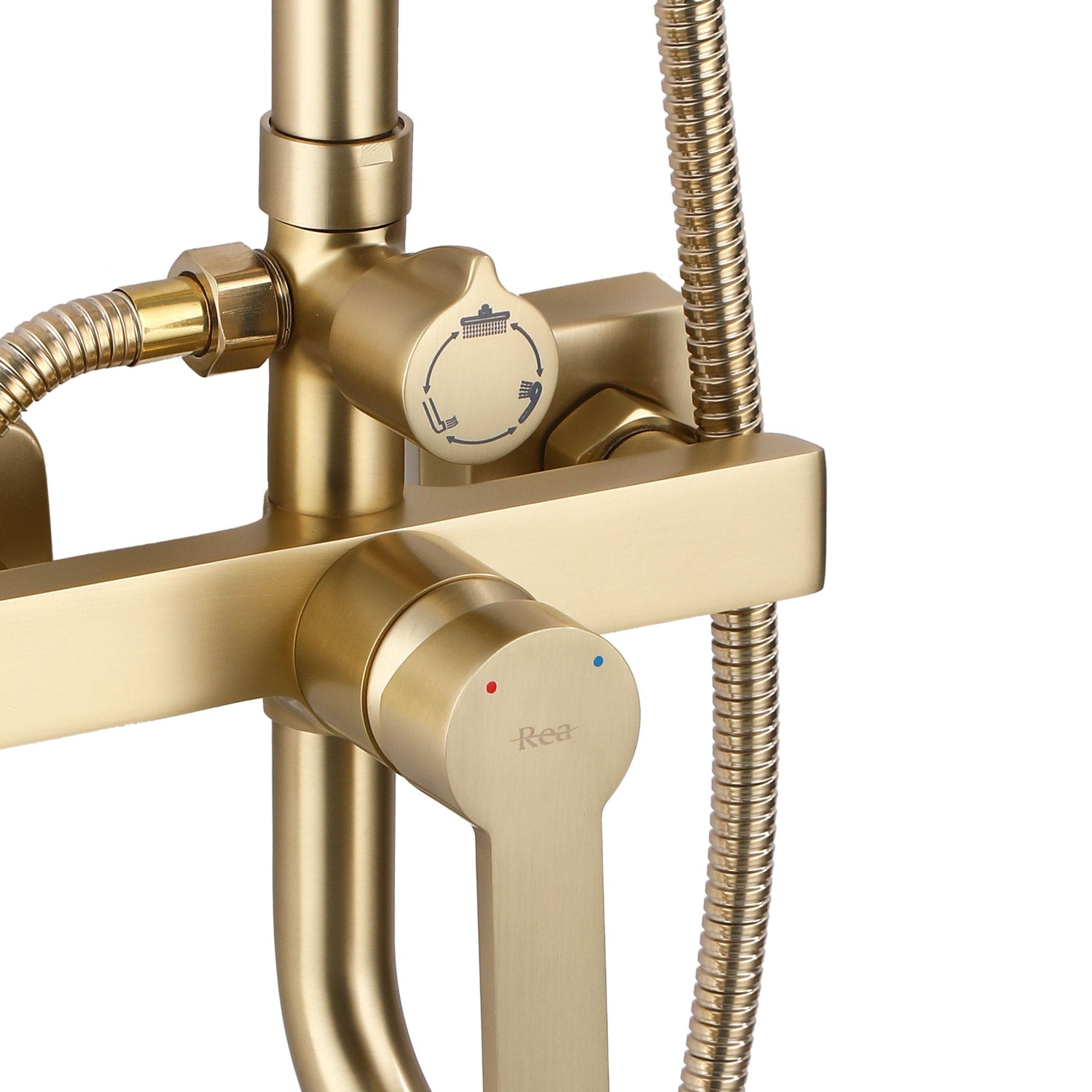 Set de dus Rea Argus, auriu mat