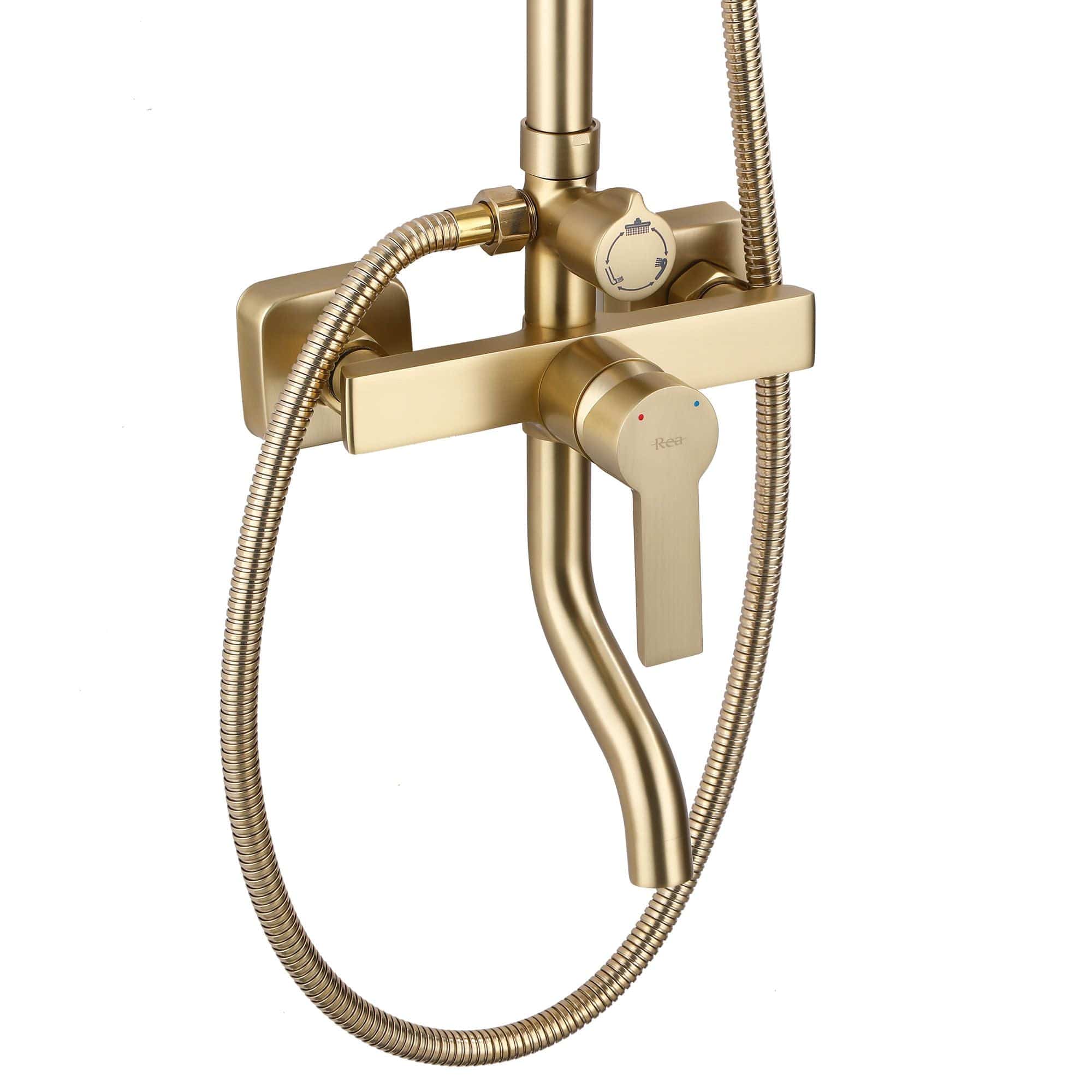 Set de dus Rea Argus, auriu mat