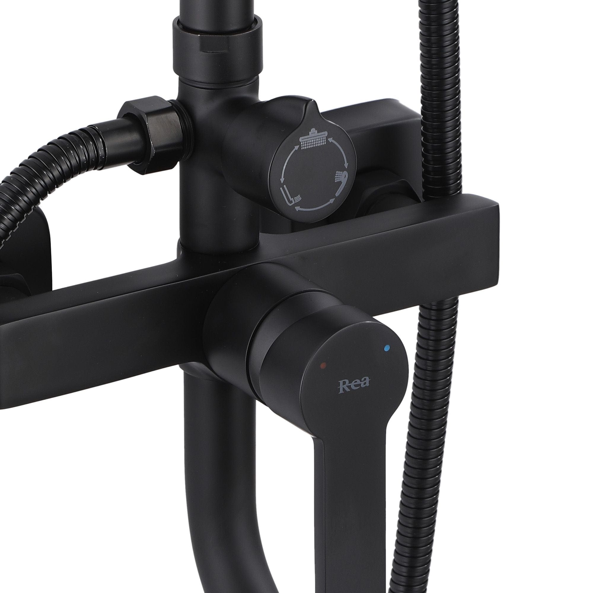 Set de dus Rea Argus, negru mat