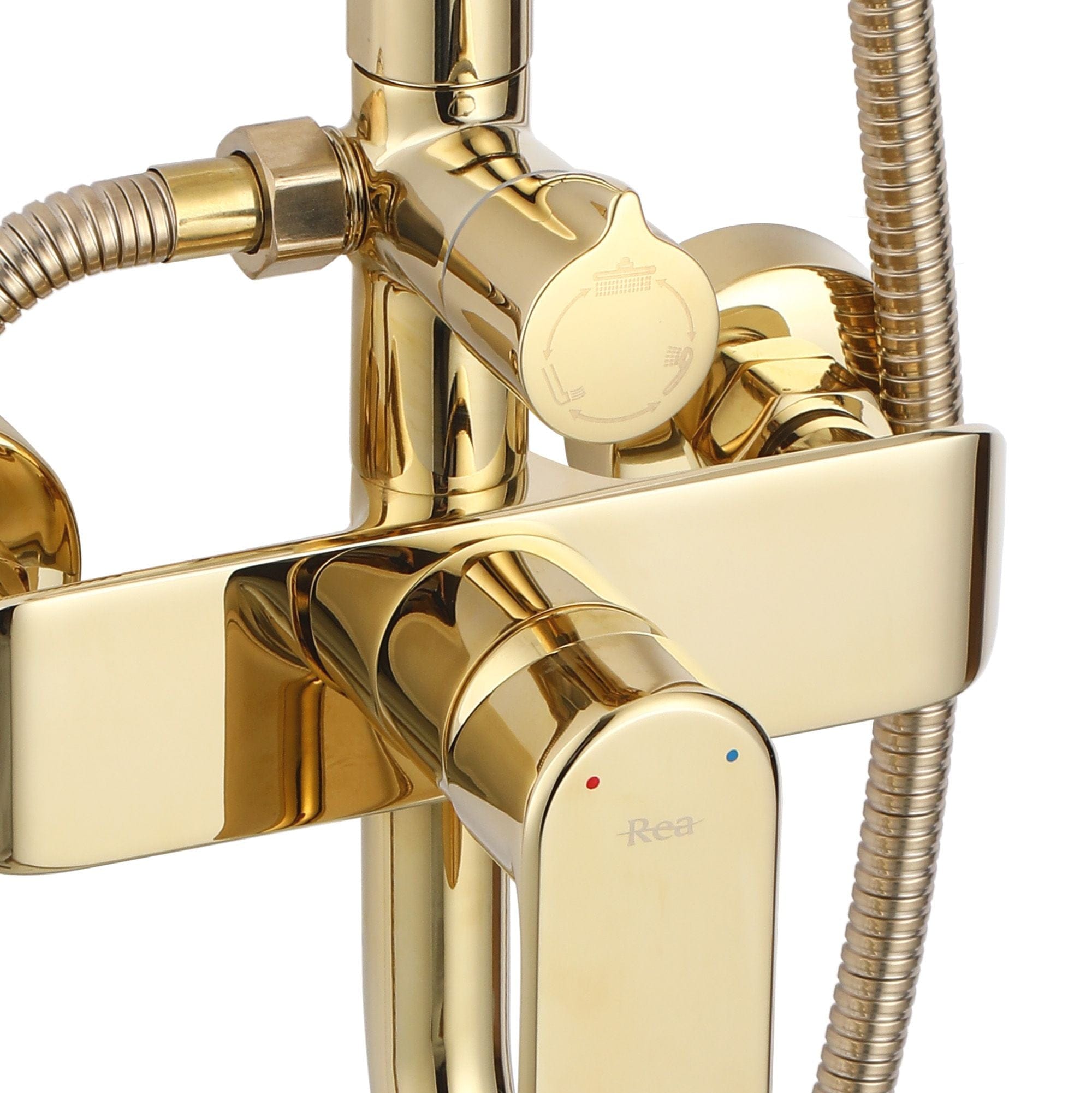 Set de dus Rea Bloom, auriu lucios