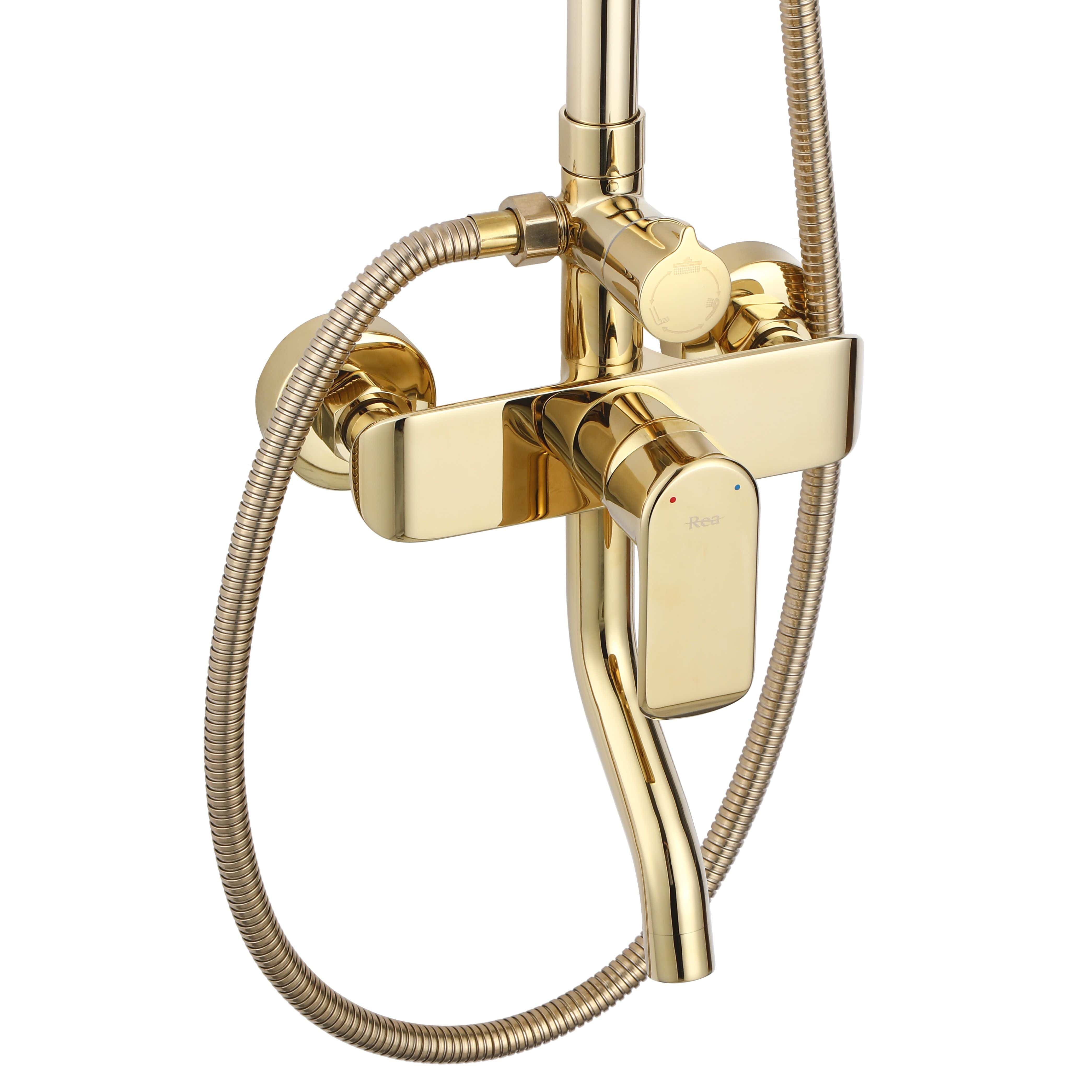 Set de dus Rea Bloom, auriu lucios