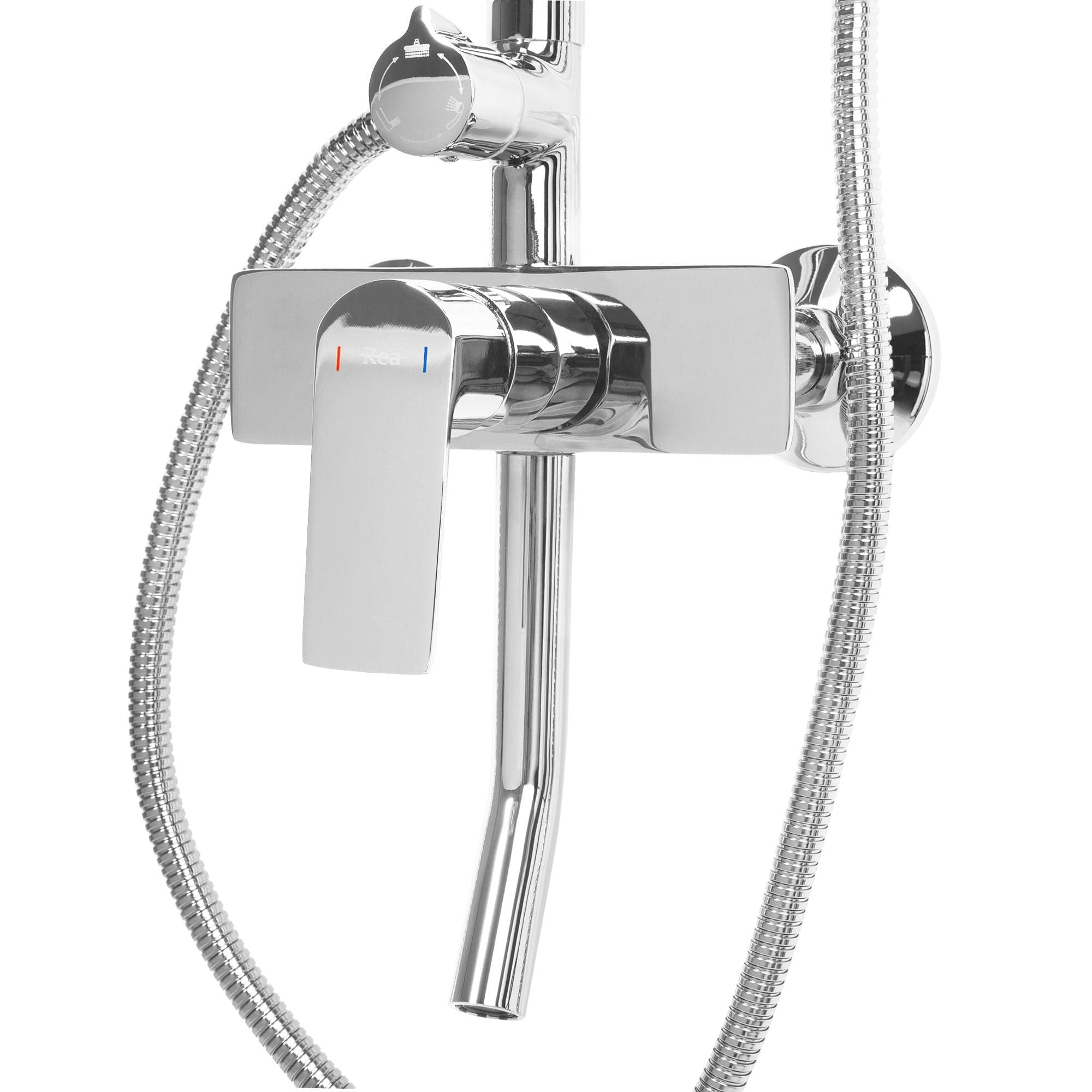 Set de dus Rea Maximus, argintiu lucios