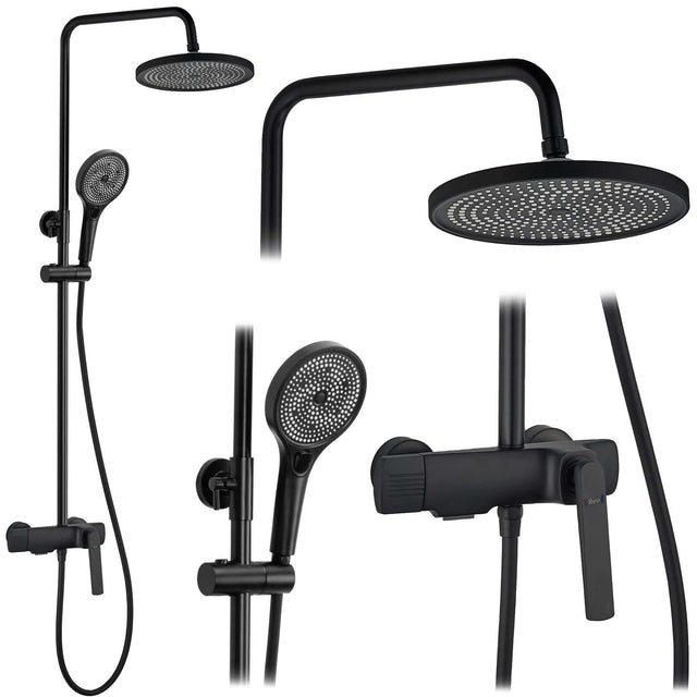 Set de dus Rea Rebel, negru mat