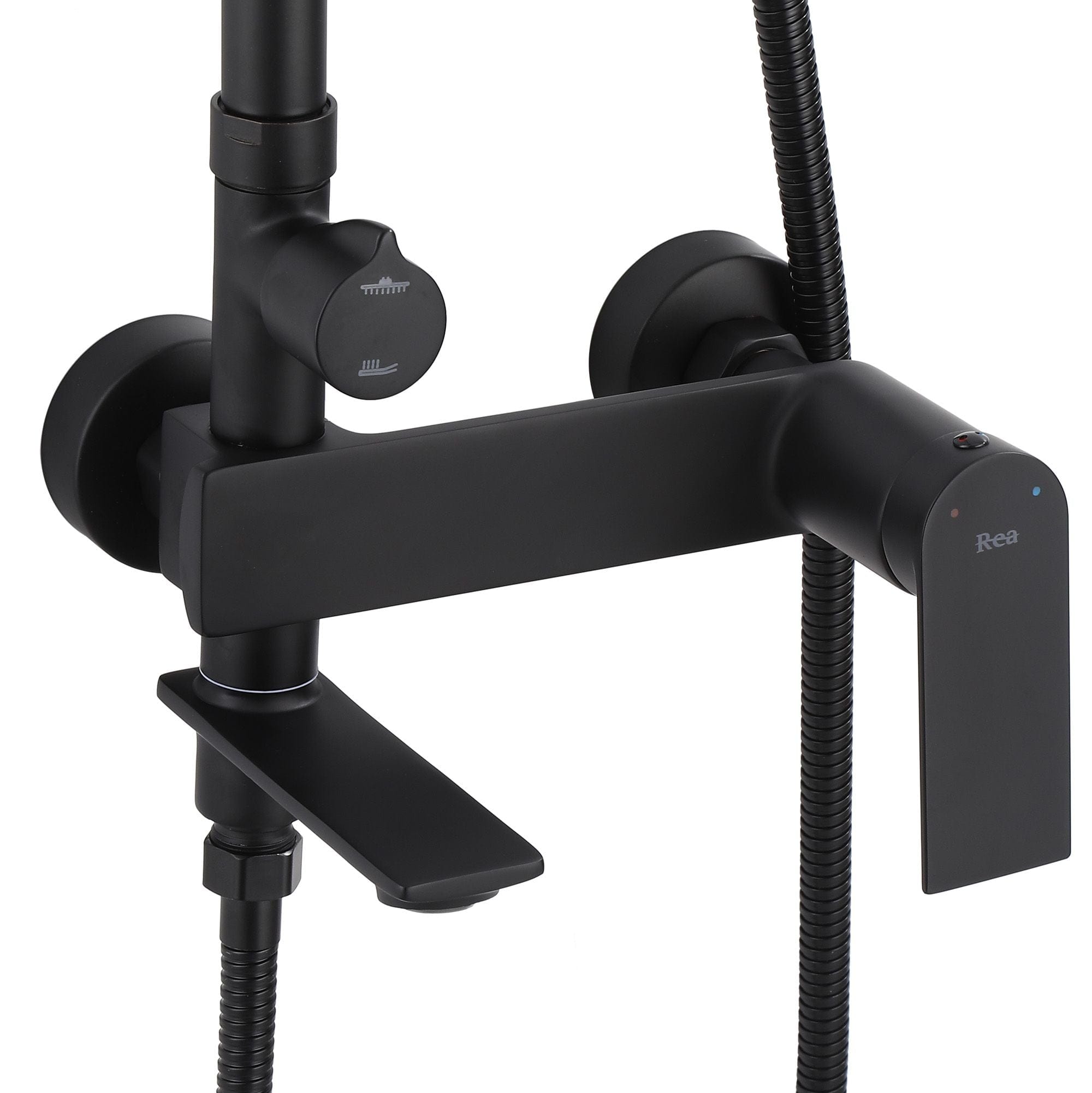 Set de dus Rea Storm 2, negru mat