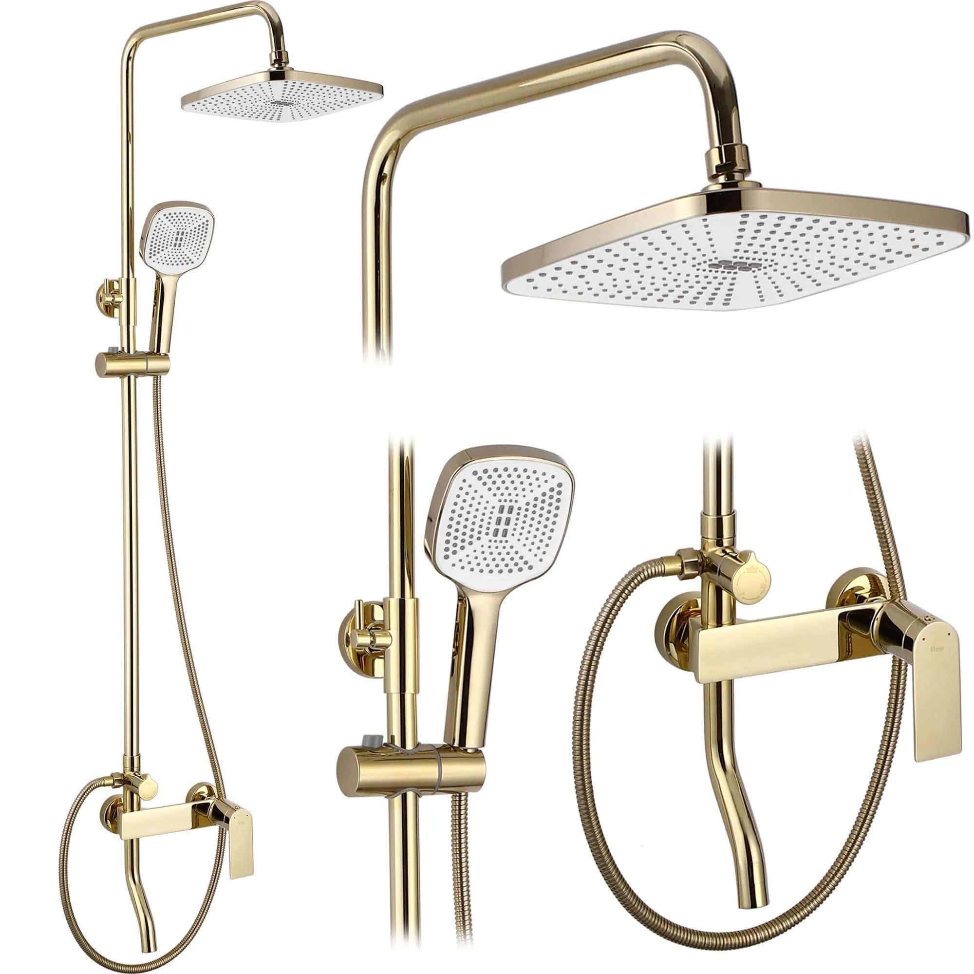 Set de dus Rea Storm, auriu lucios