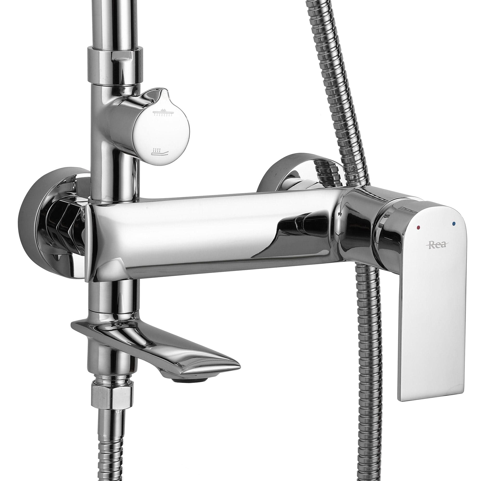 Set de dus Rea Veneta, argintiu lucios