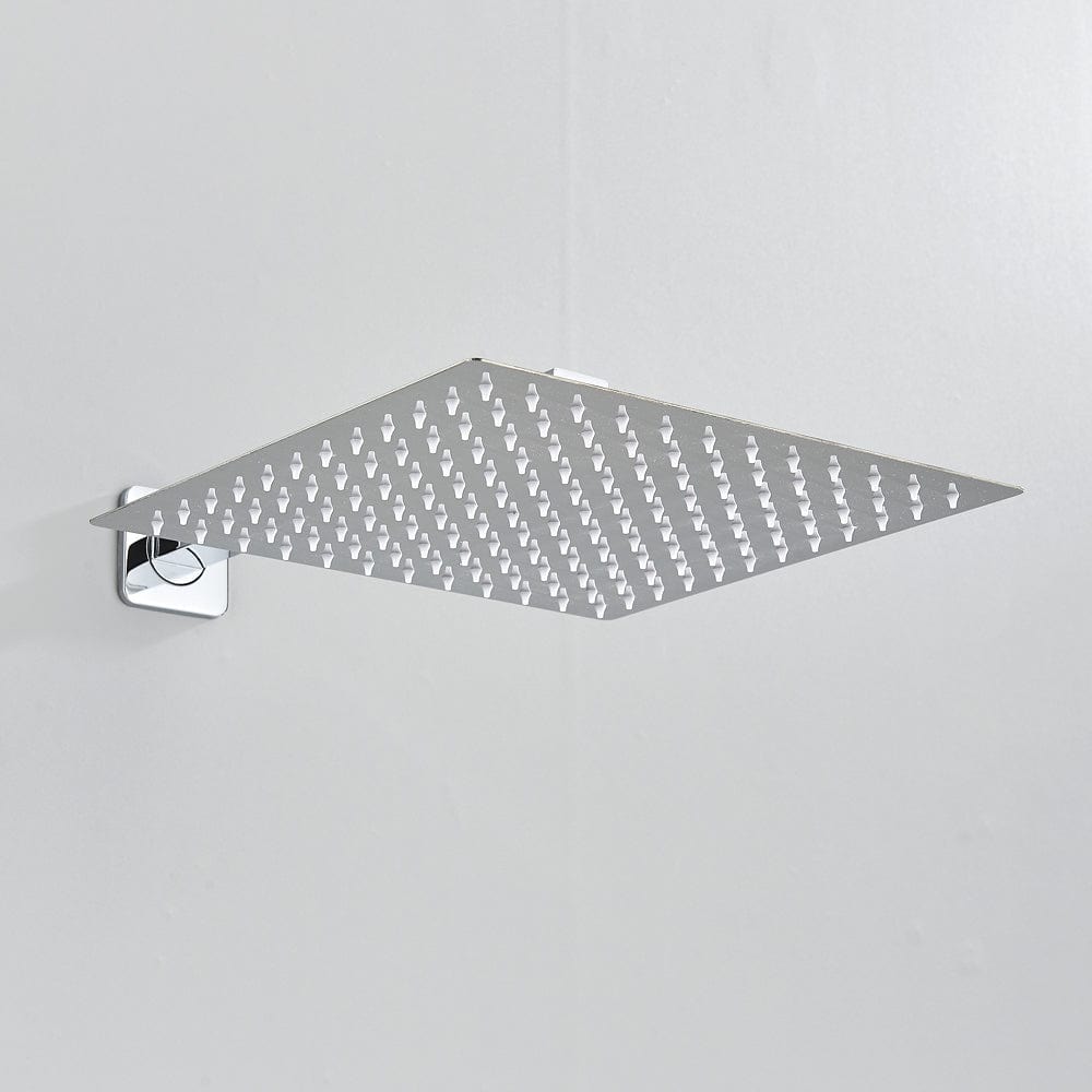 Set de dus River 1167 argintiu, cu montaj ascuns, para patrata 30 cm, 2 functii, cod 1167