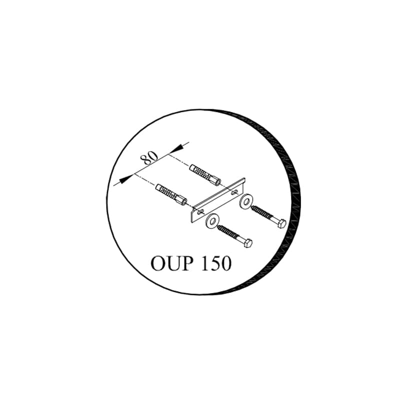 Set mobilier cu lavoar Pandora, Kolpasan, 75 cm, alb