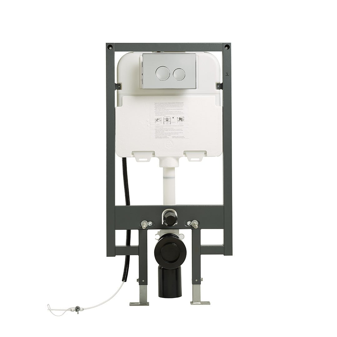 Set vas WC Smart Yoda, alb lucios, suspendat, cu deschidere automata si multiple functii prin senzori, Elysium