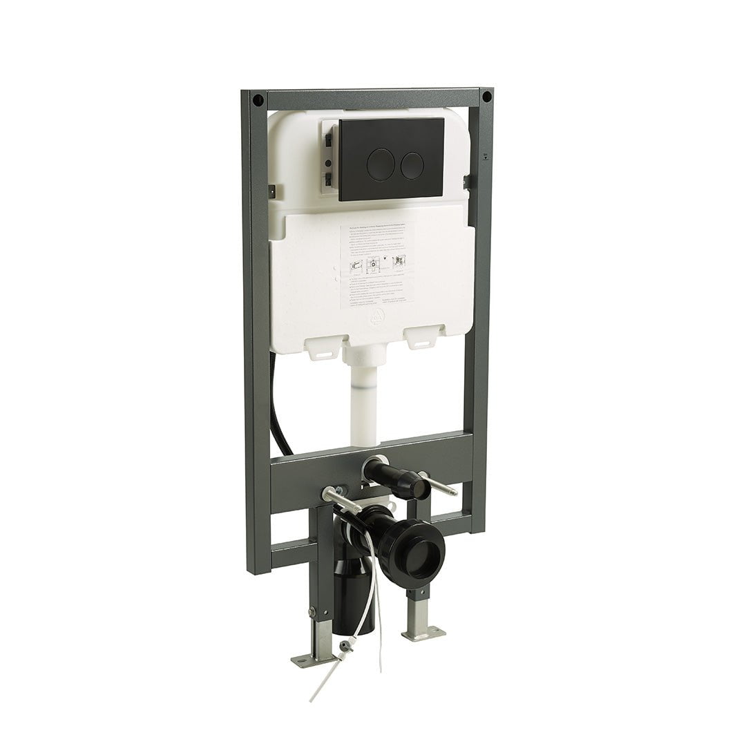 Set vas WC Smart Yoda, negru mat, suspendat, cu deschidere automata si multiple functii prin senzori, Elysium