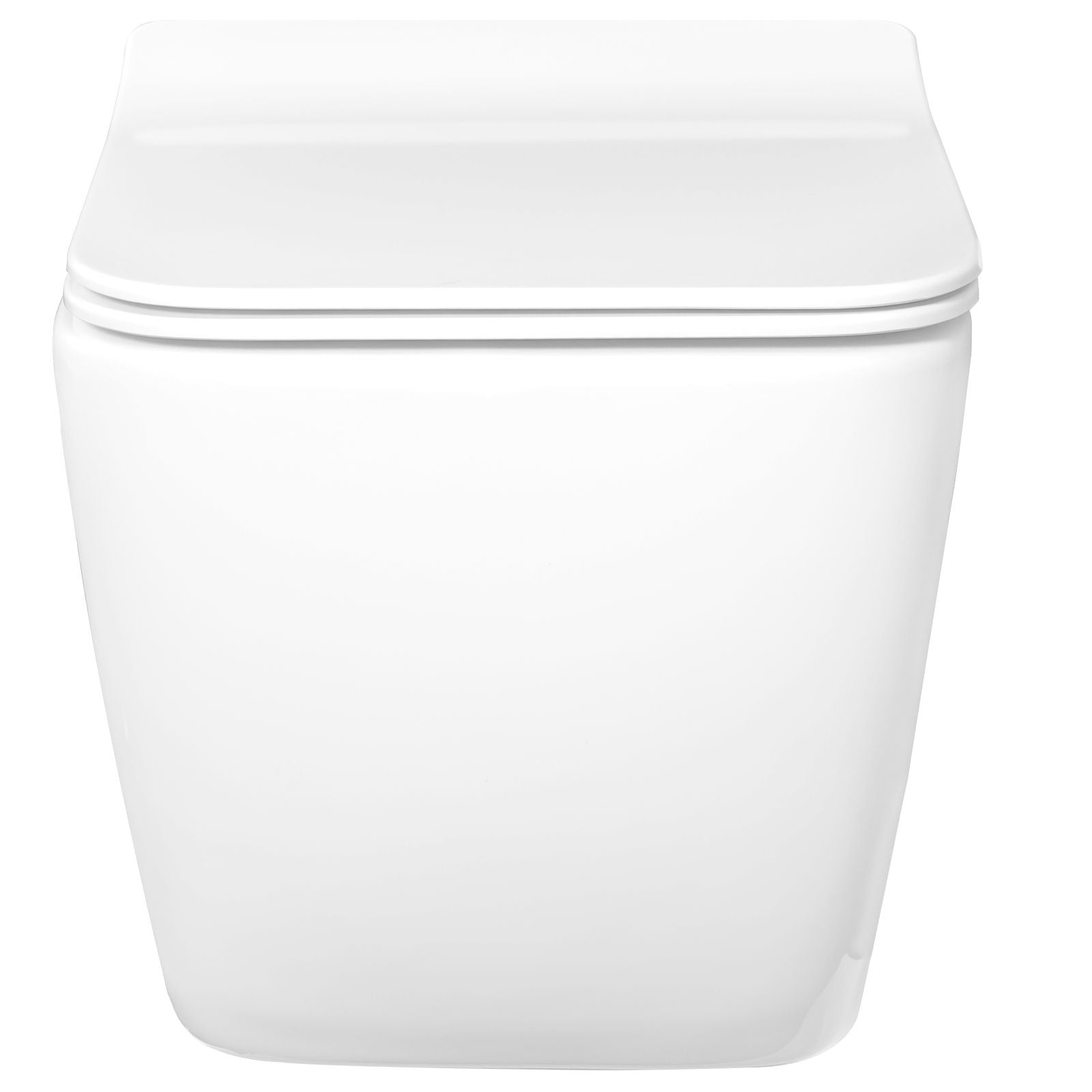 Set vas WC suspendabil rimless Rea Martin şi capac soft close alb