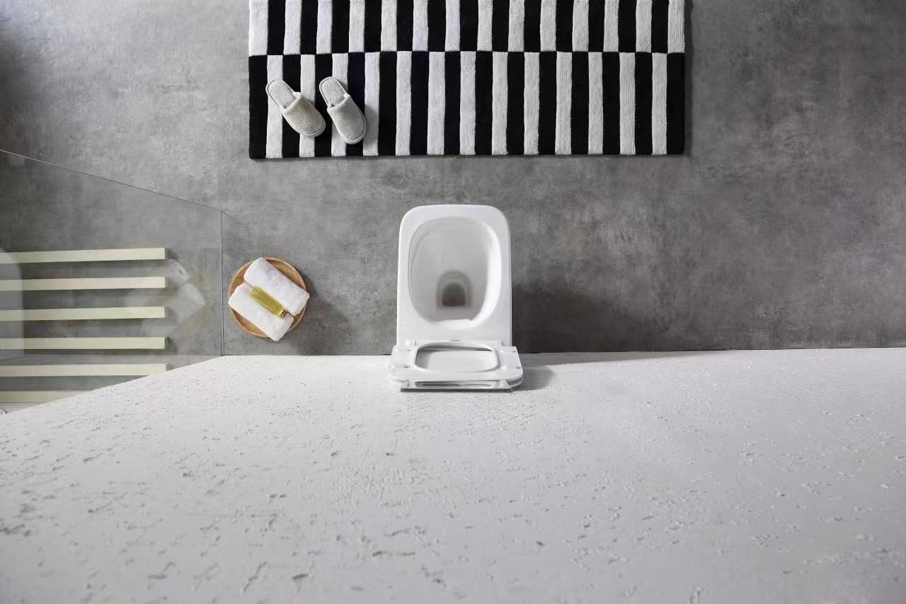 Set vas WC suspendabil rimless Rea Martin şi capac soft close alb