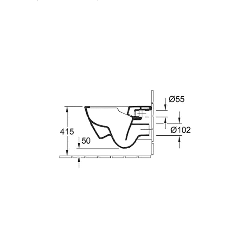Set vas WC suspendat Subway 2.0, direct flush, soft close, alb