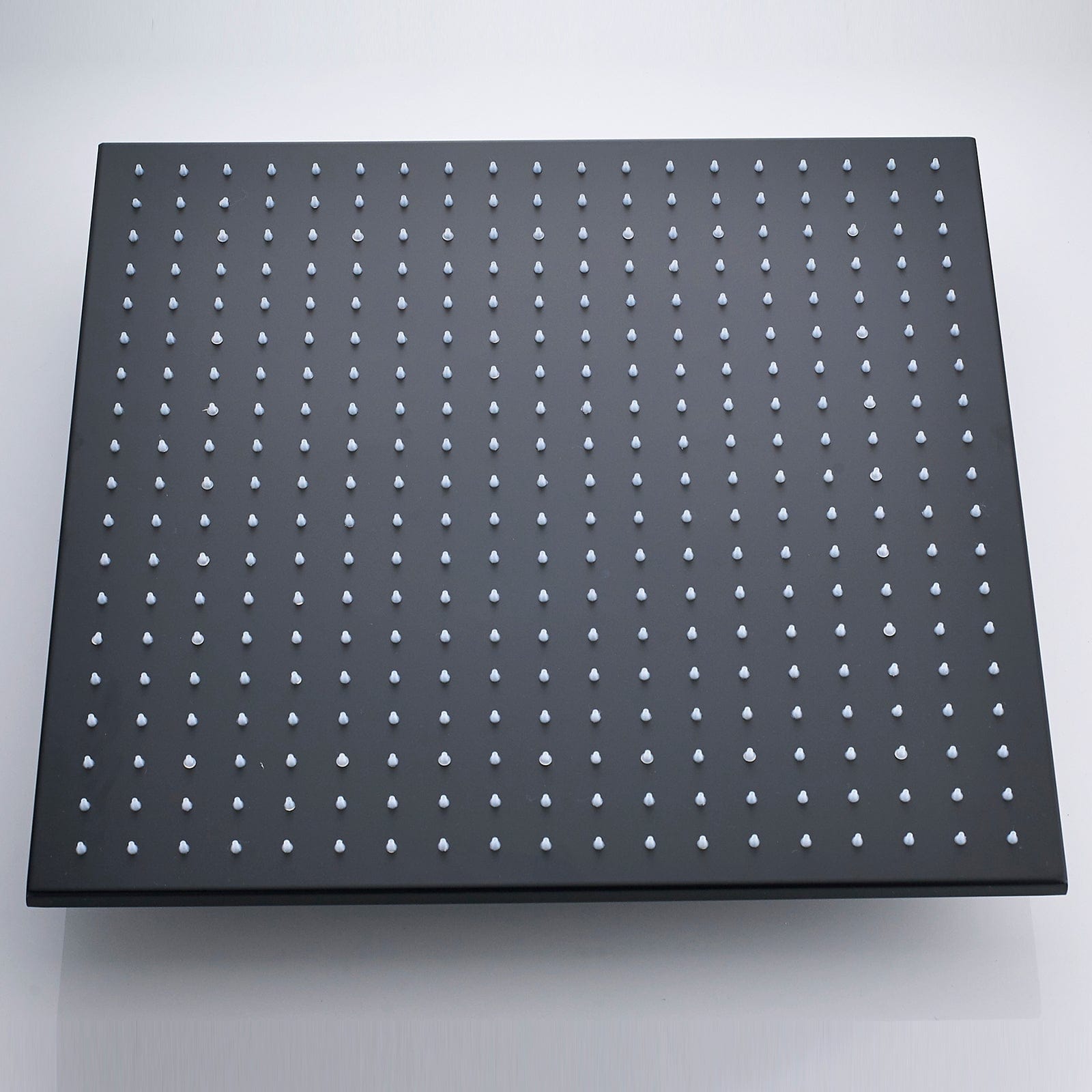 Sistem dus incastrat in tavan cu termostat, para patrata 50 cm, negru mat, 3 functii de curgere a apei si hidromasaj, + SIFON, cod 1310