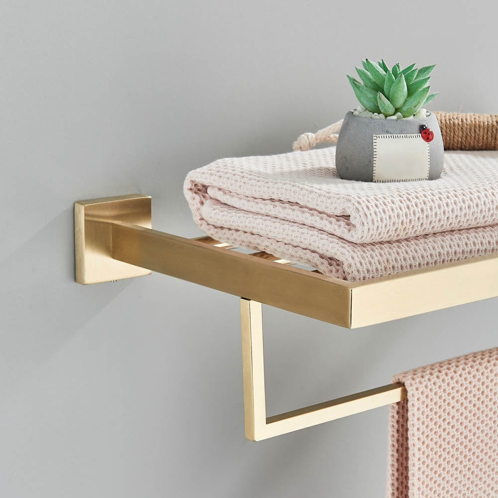 Suport de prosop, auriu lucios, cod 1175