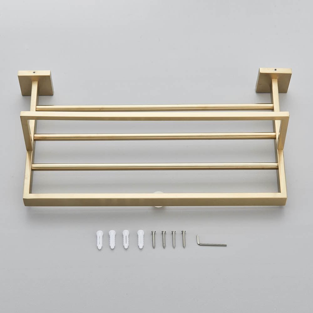 Suport de prosop, auriu lucios, cod 1175