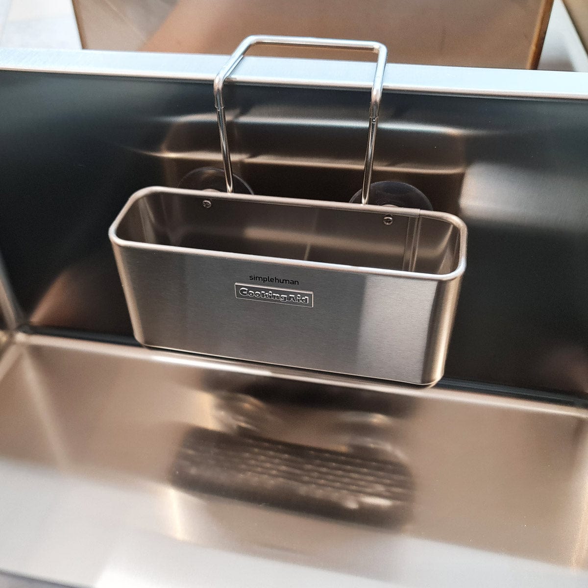 Suport inox pentru burete si accesorii curatare chiuveta, cod: 6035