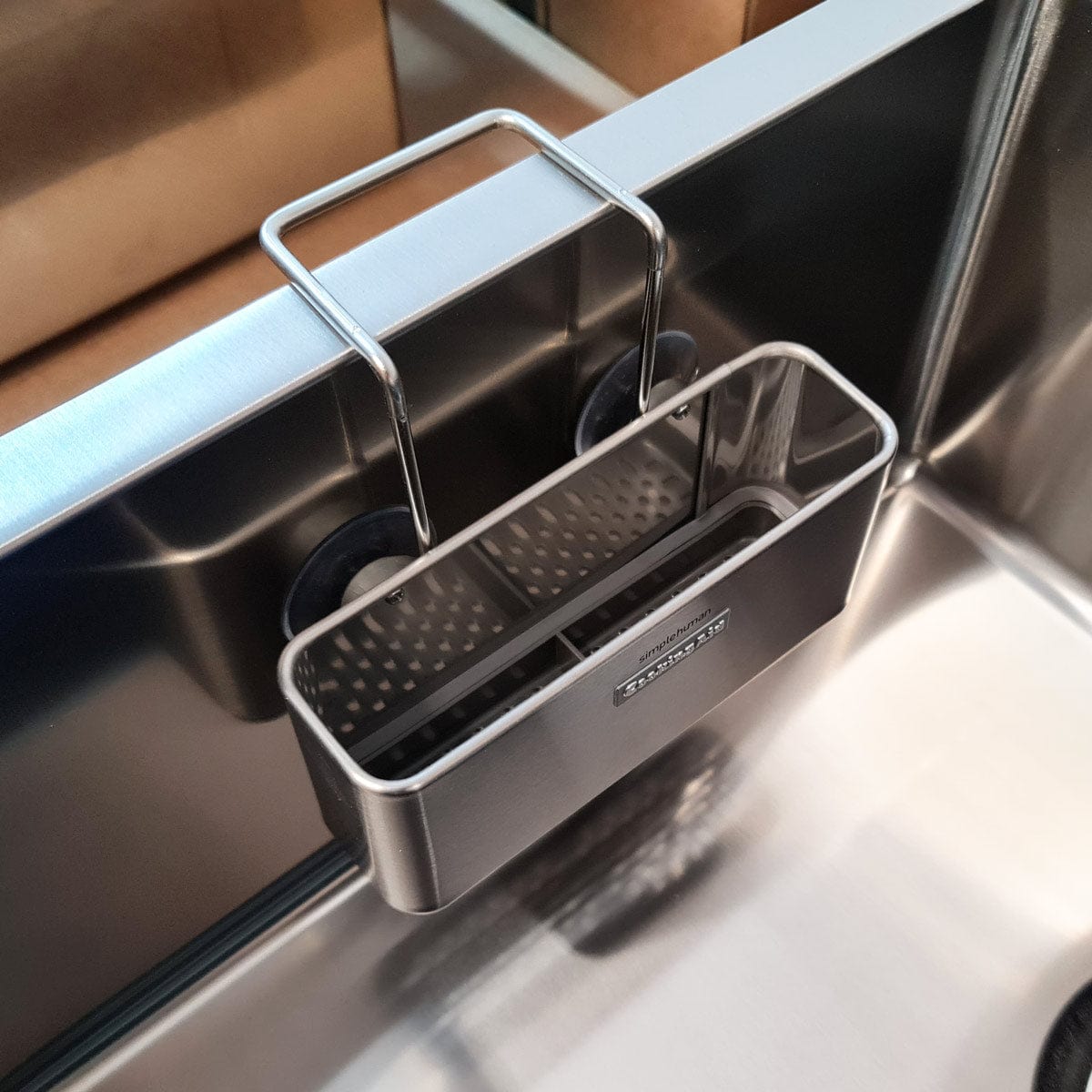 Suport inox pentru burete si accesorii curatare chiuveta, cod: 6035