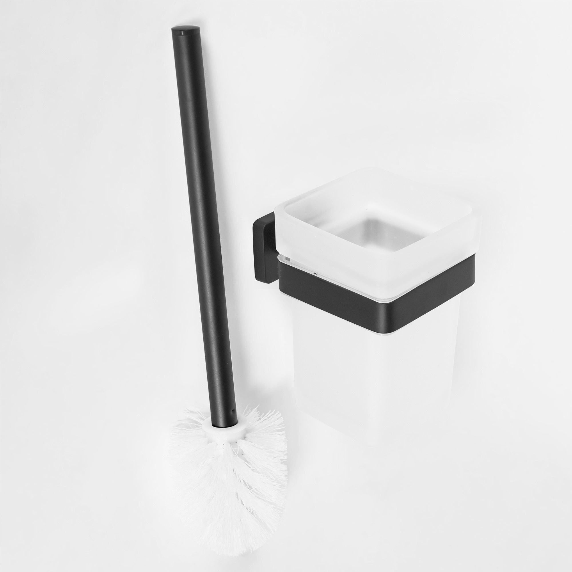 Suport perie wc Rea, negru mat