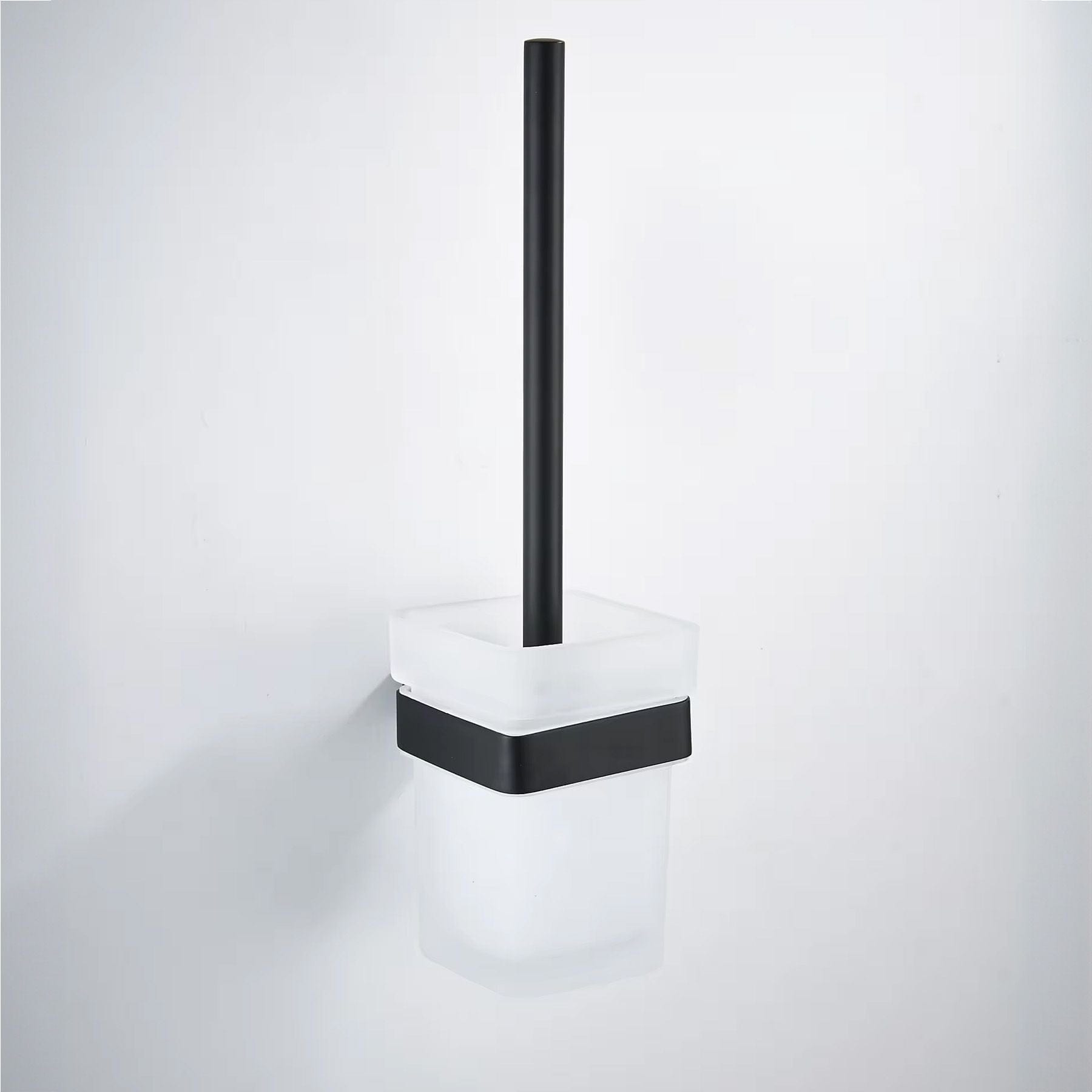 Suport perie wc Rea, negru mat