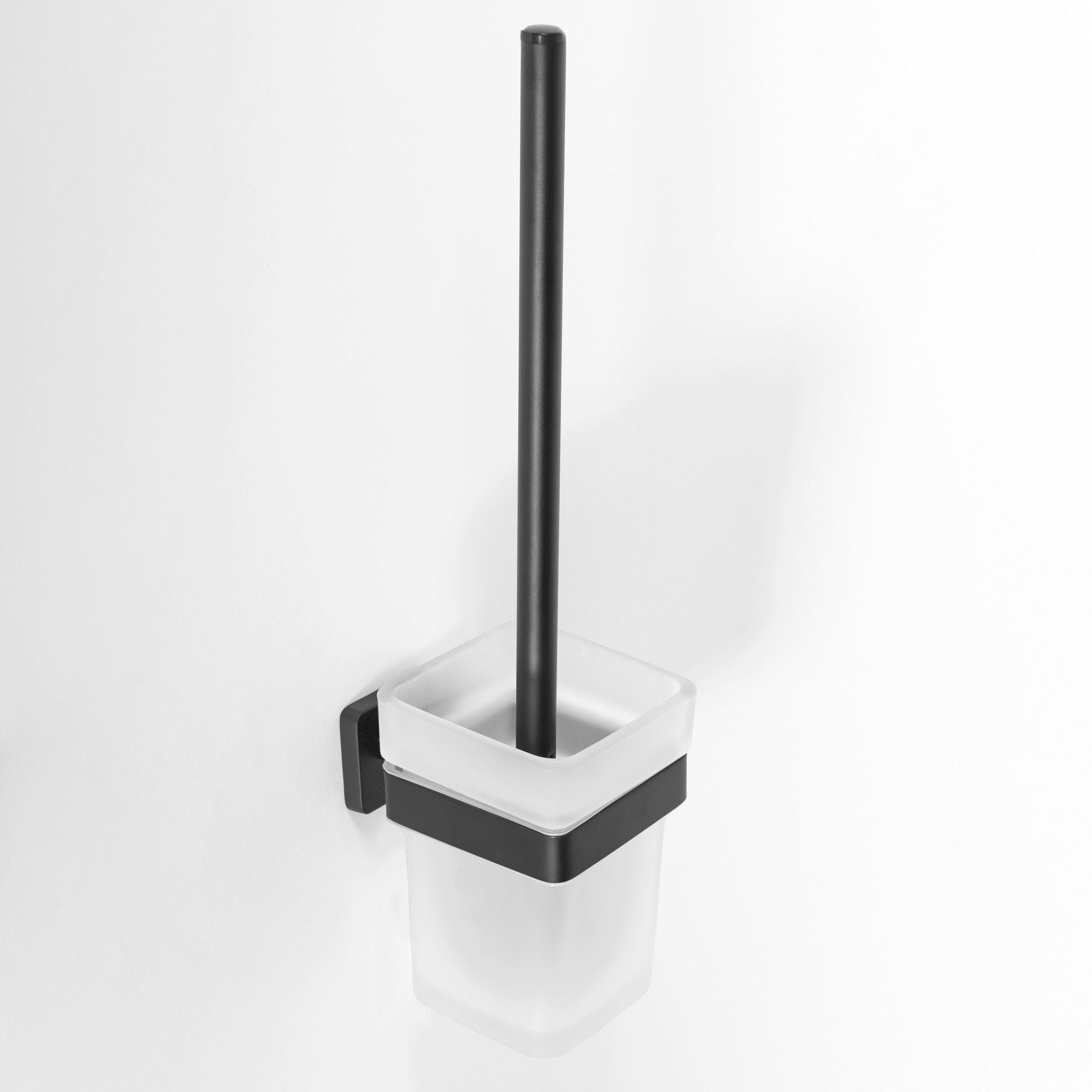 Suport perie wc Rea, negru mat