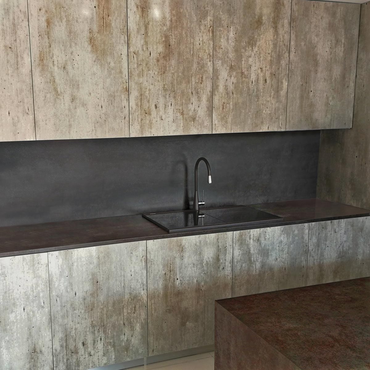 Tocator HPL Tortora pentru chiuveta, cod:6029