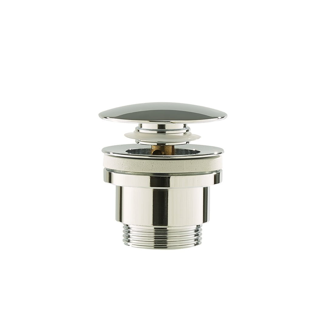 Ventil lavoar Bell, click-clack, argintiu cromat, din alama sanitara, Elysium