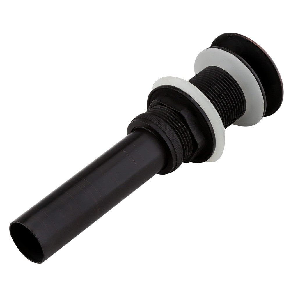 Ventil scurgere pentru lavoar cu preaplin, negru din alama solida, cod 1287