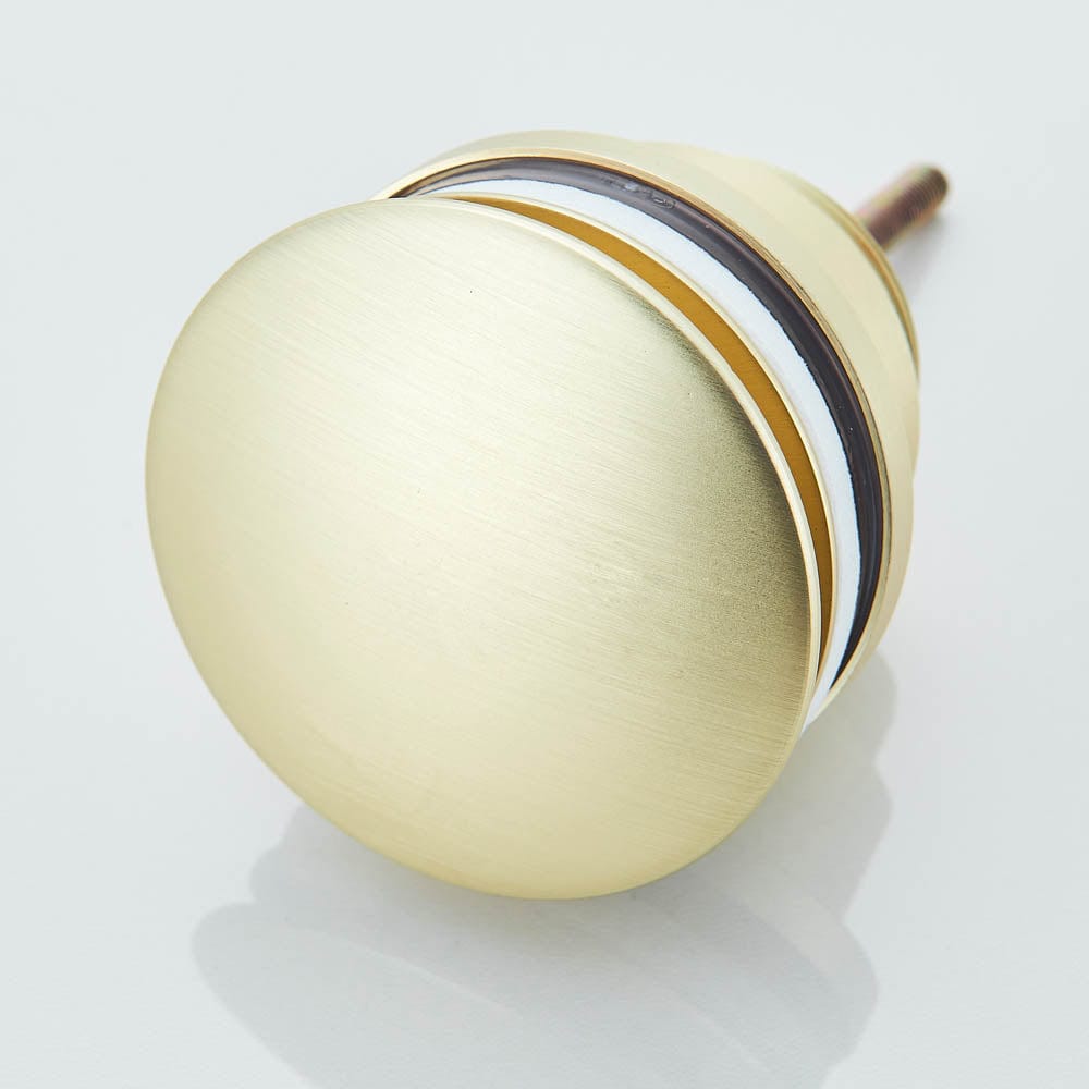 Ventil universal pentru lavoar cu click-clack, auriu periat