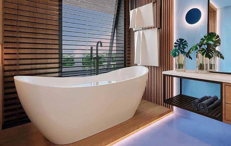 cada freestanding baie moderna