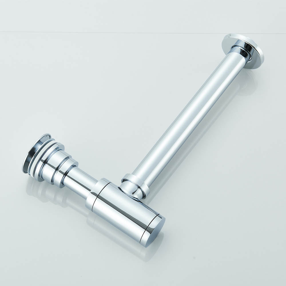 Sifon Decorativ Pentru Lavoar Si Ventil Universal Cu Click-clack, Crom