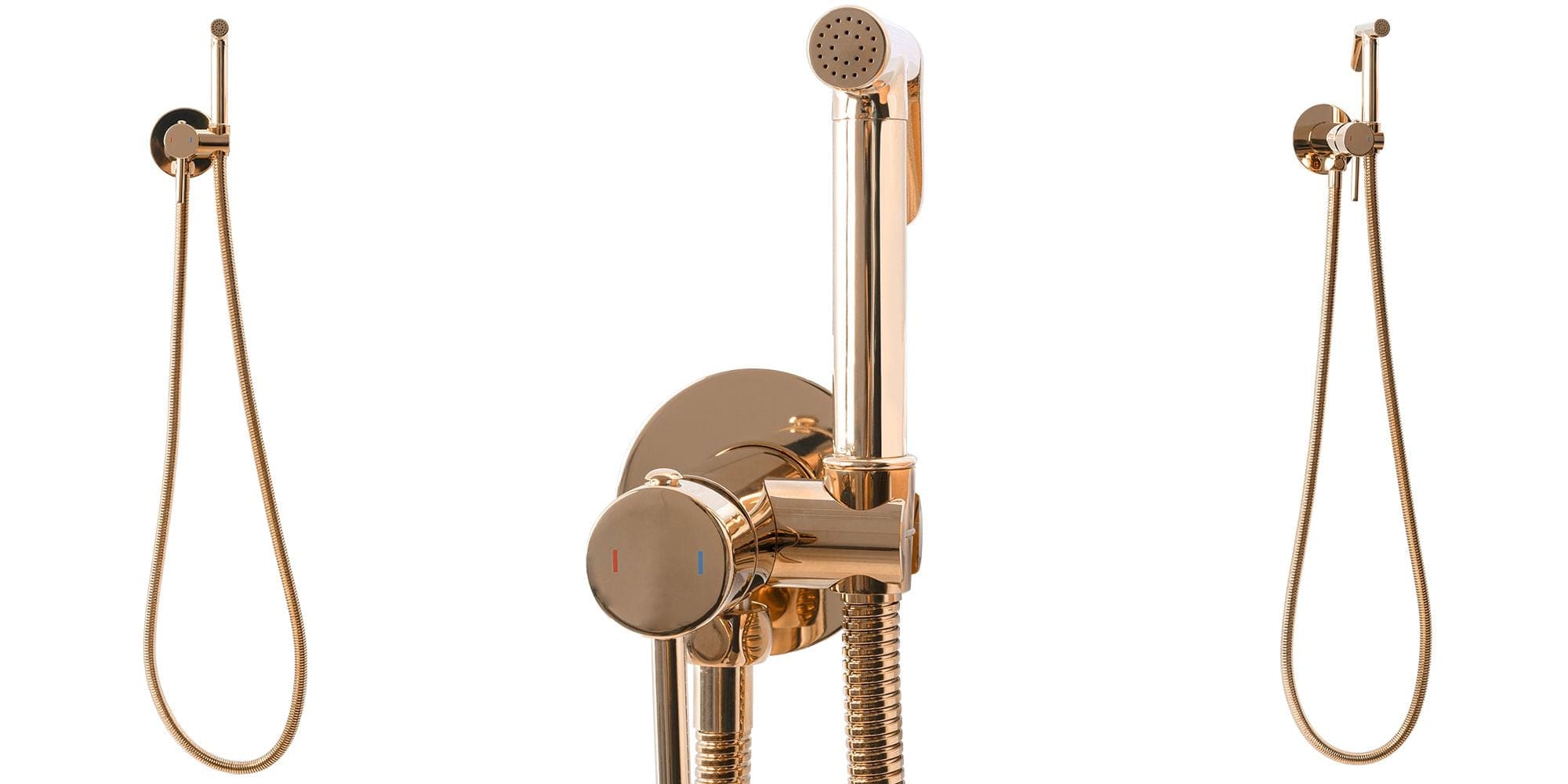 Baterie bideu Rea Lungo Loop, auriu rosé