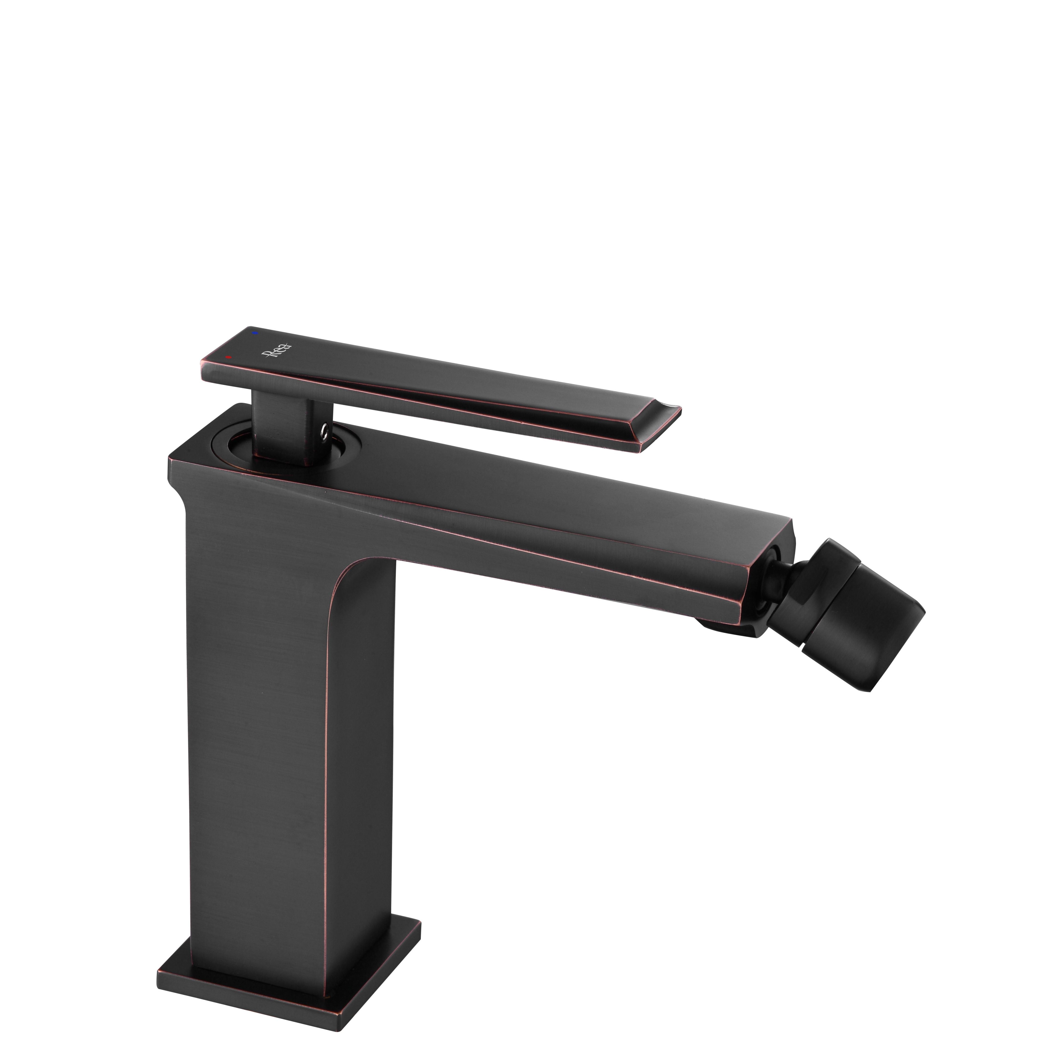 Baterie bideu Rea Old, negru mat