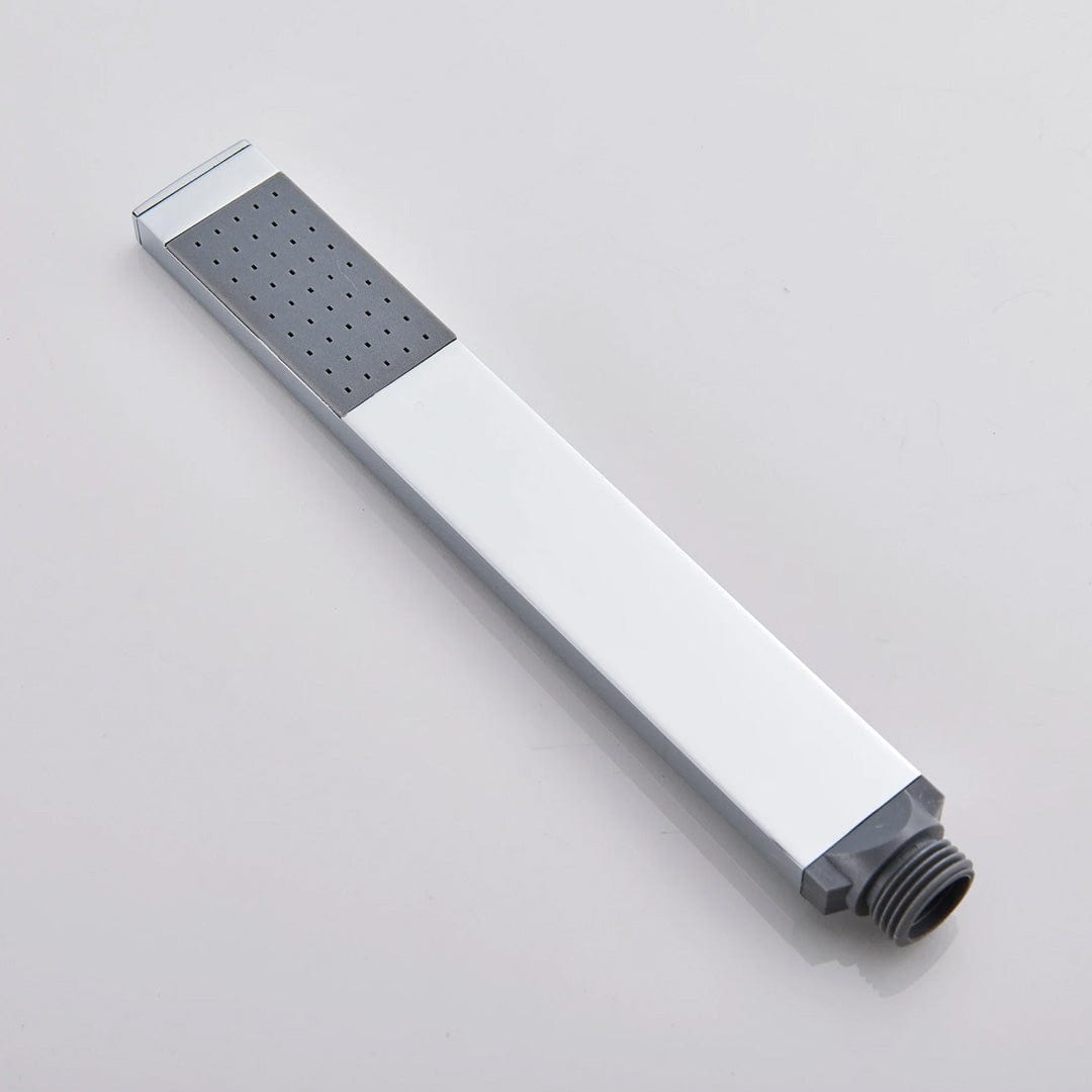 Baterie de cada cu cascada si dus de mana, argintiu cromat, cod 1303