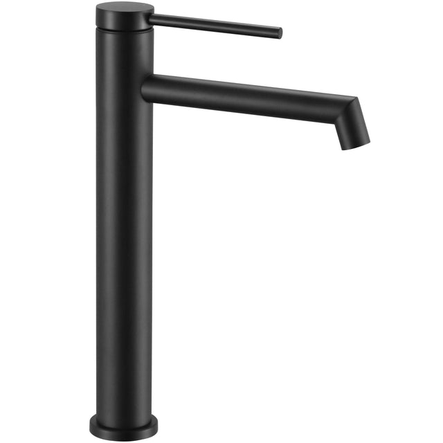 Baterie lavoar Rea Foss, negru mat, inalta